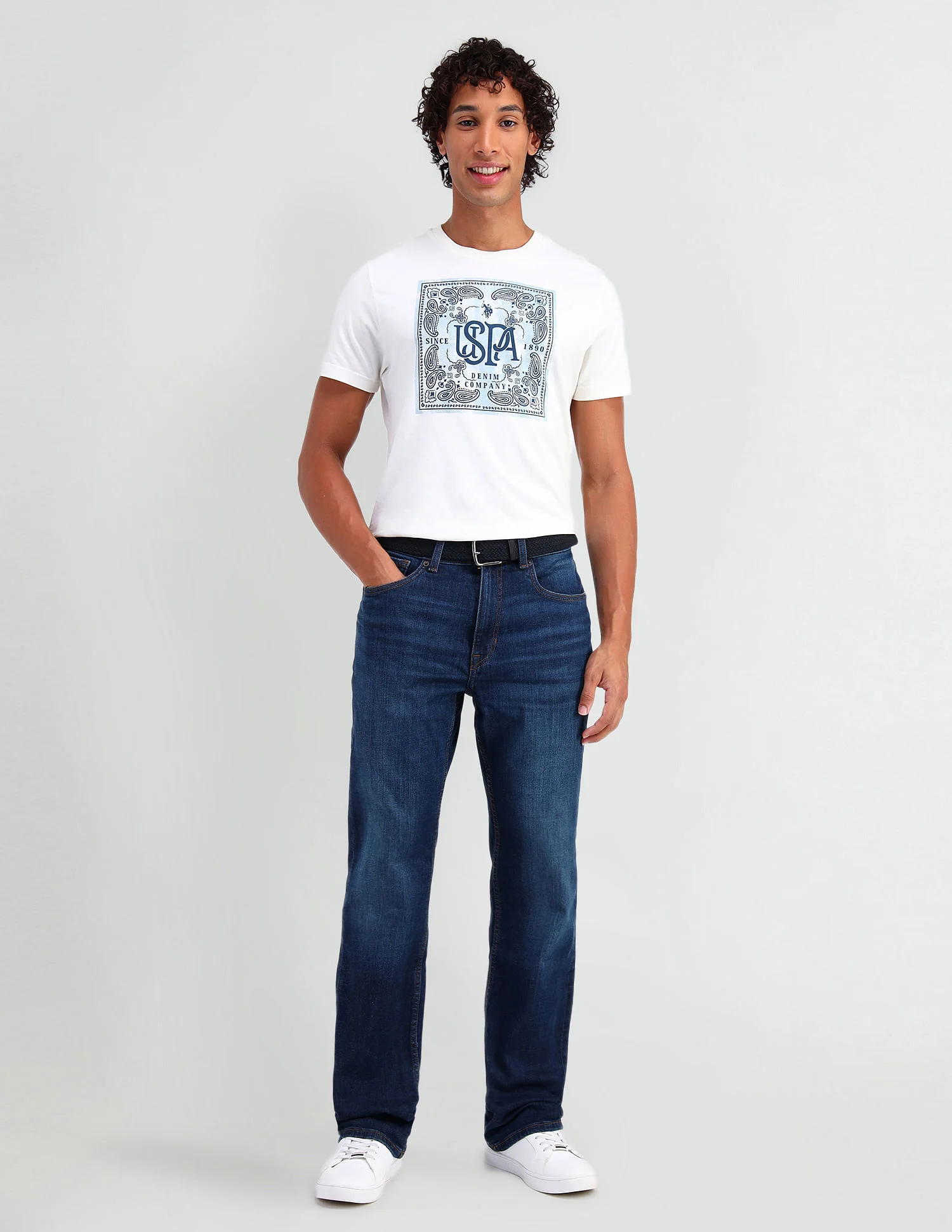 Connor Bootcut Blue Jeans