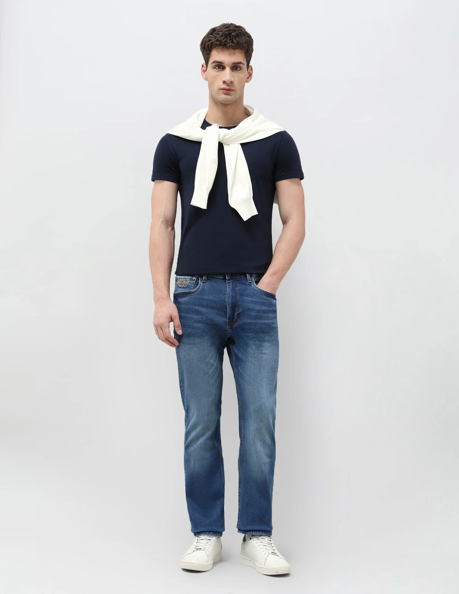 Connor Bootcut Blue Jeans - Image 3