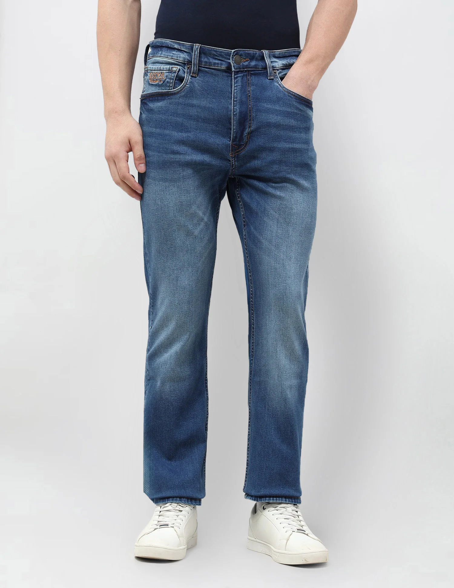 Connor Bootcut Blue Jeans - Image 6