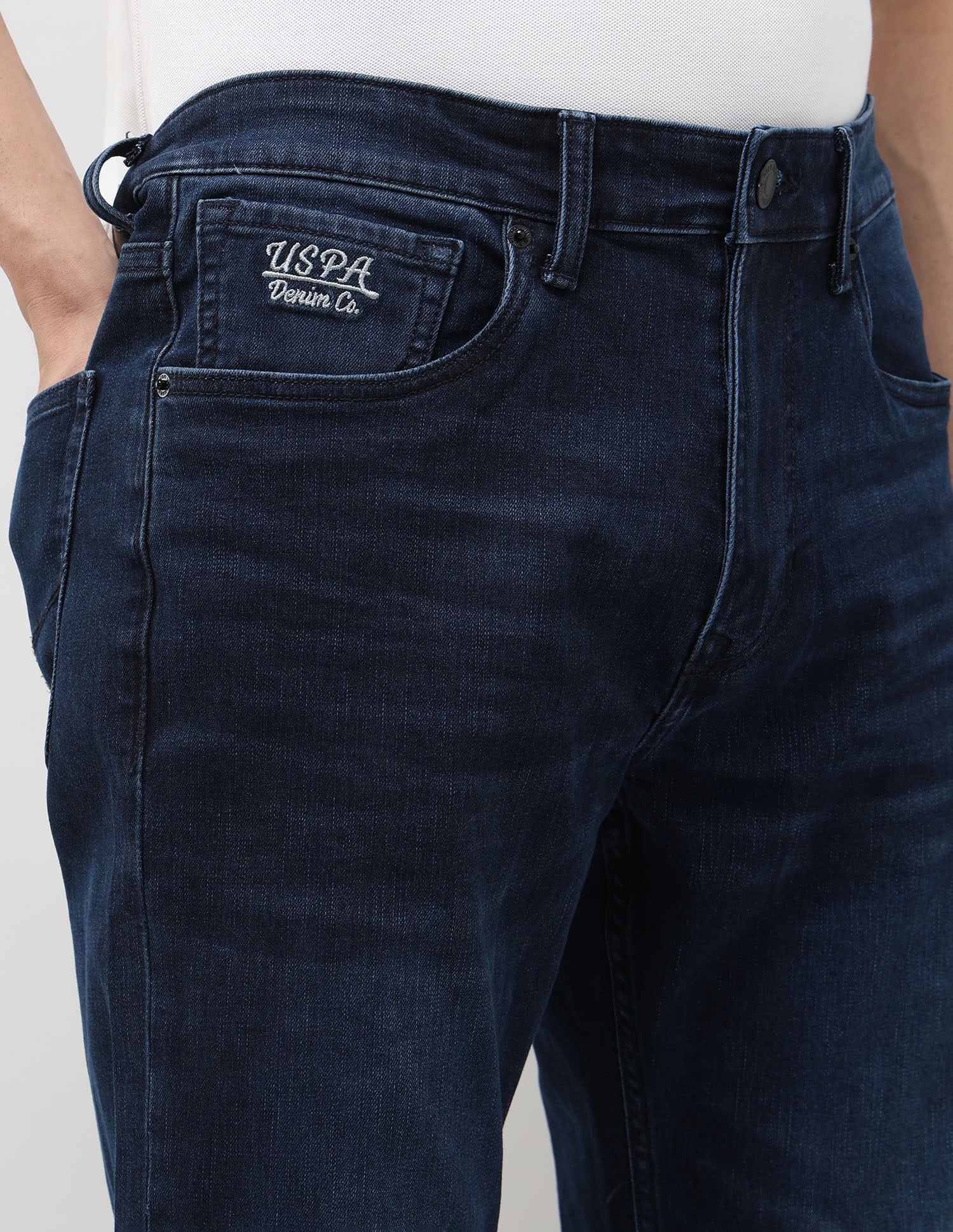 Connor Bootcut Blue Jeans - Image 7