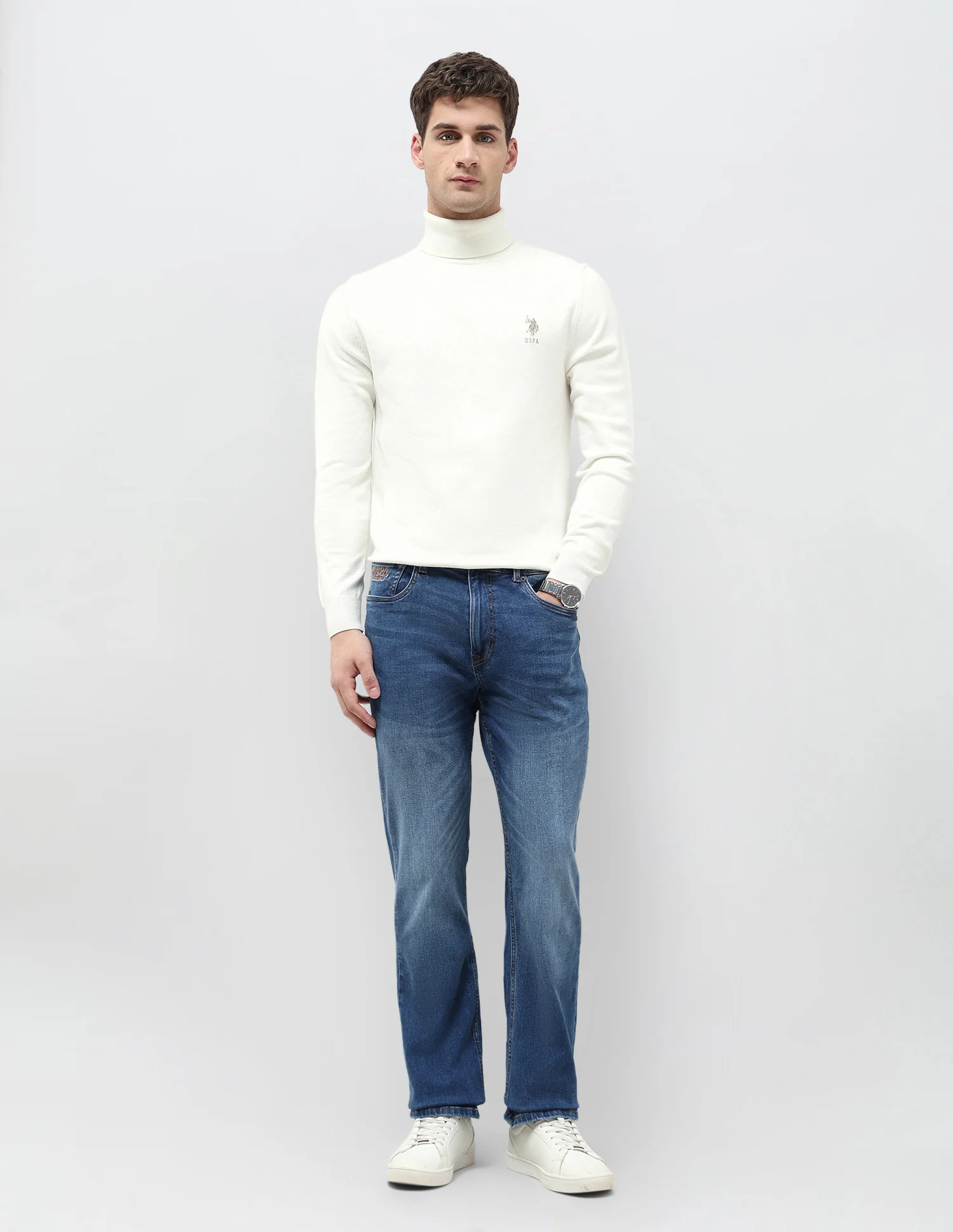 Connor Bootcut Blue Jeans - Image 3