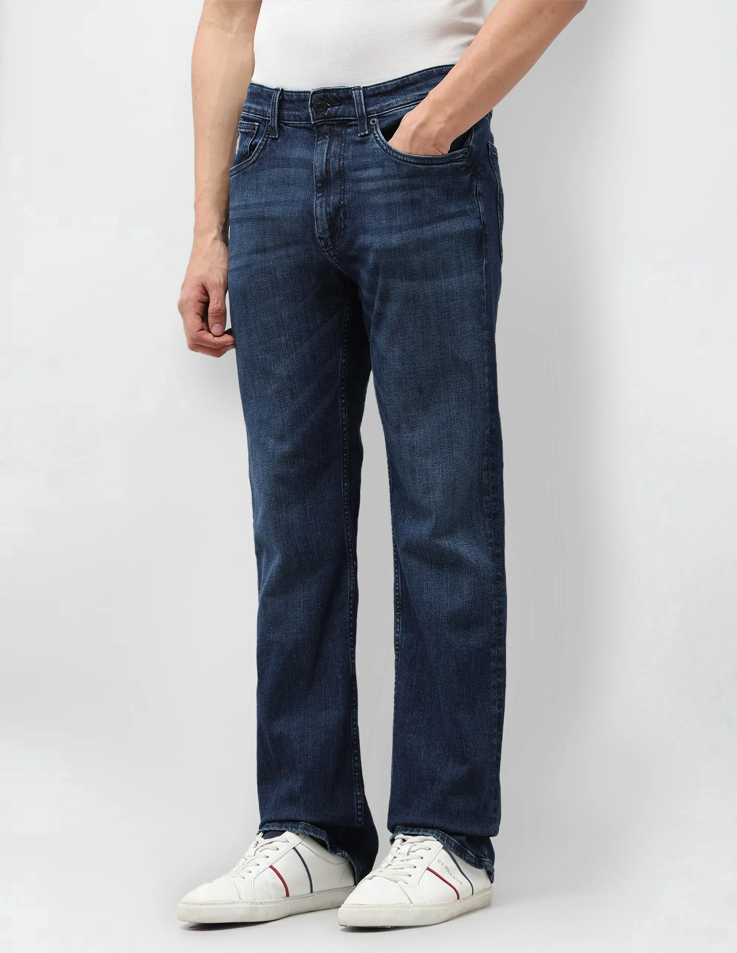 Connor Bootcut Blue Jeans - Image 4