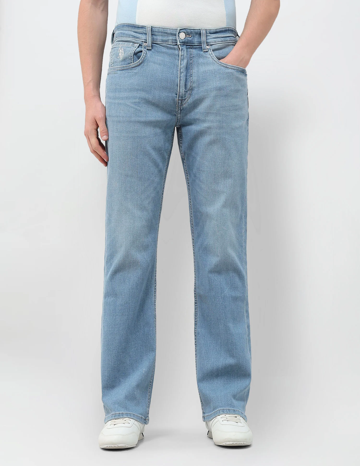 Connor Bootcut Blue Jeans - Image 6