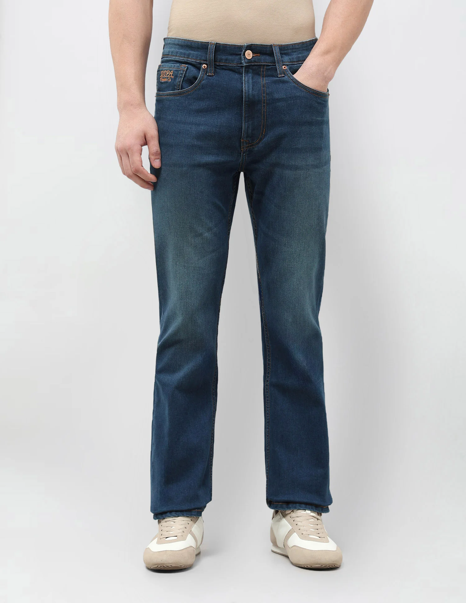 Connor Bootcut Blue Jeans - Image 6