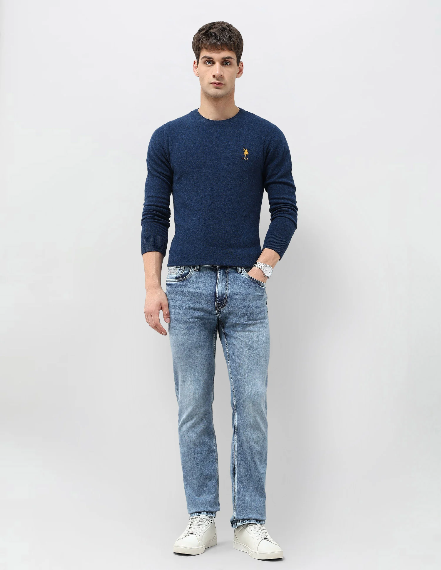 Connor Bootcut Blue Jeans - Image 3