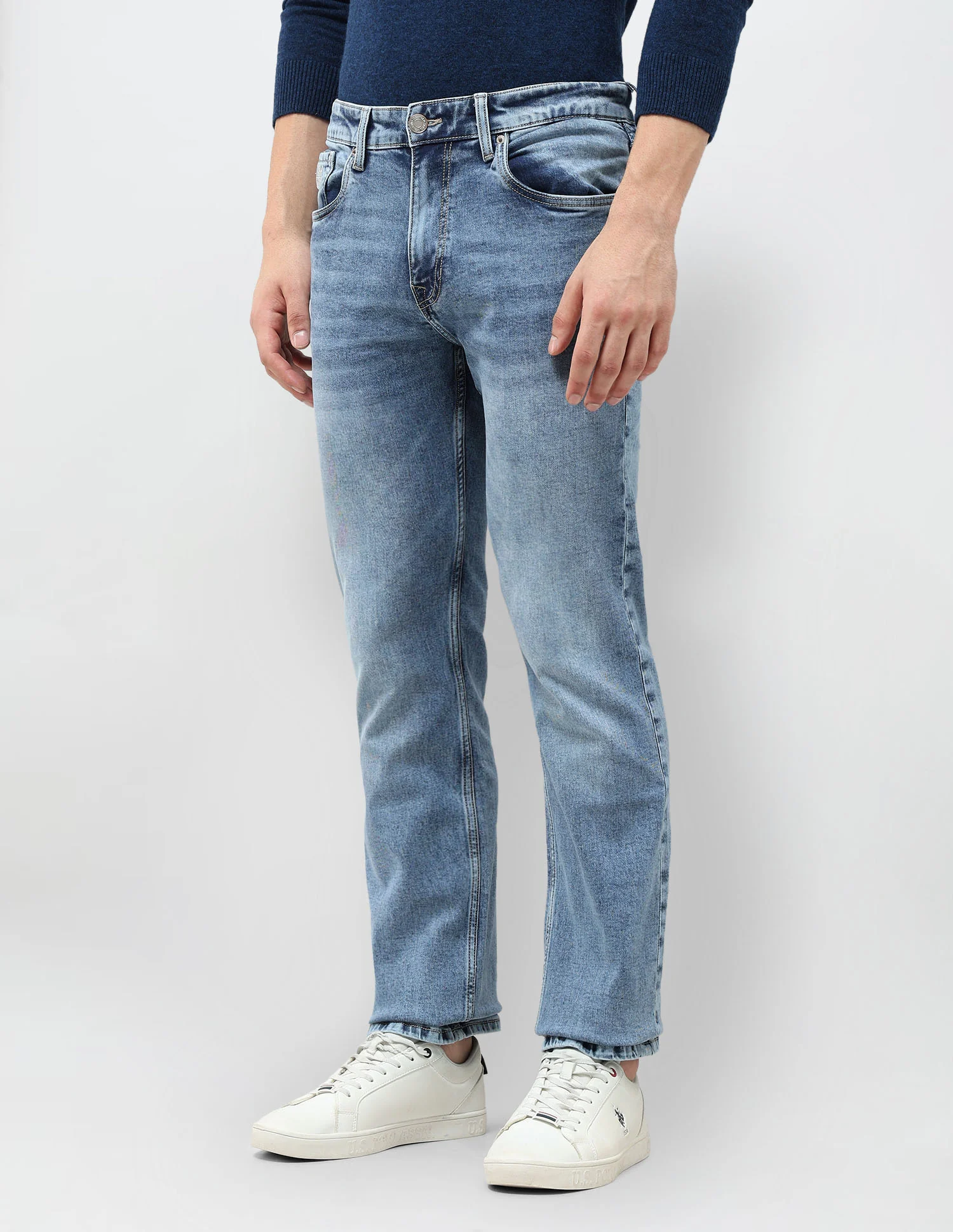 Connor Bootcut Blue Jeans - Image 4
