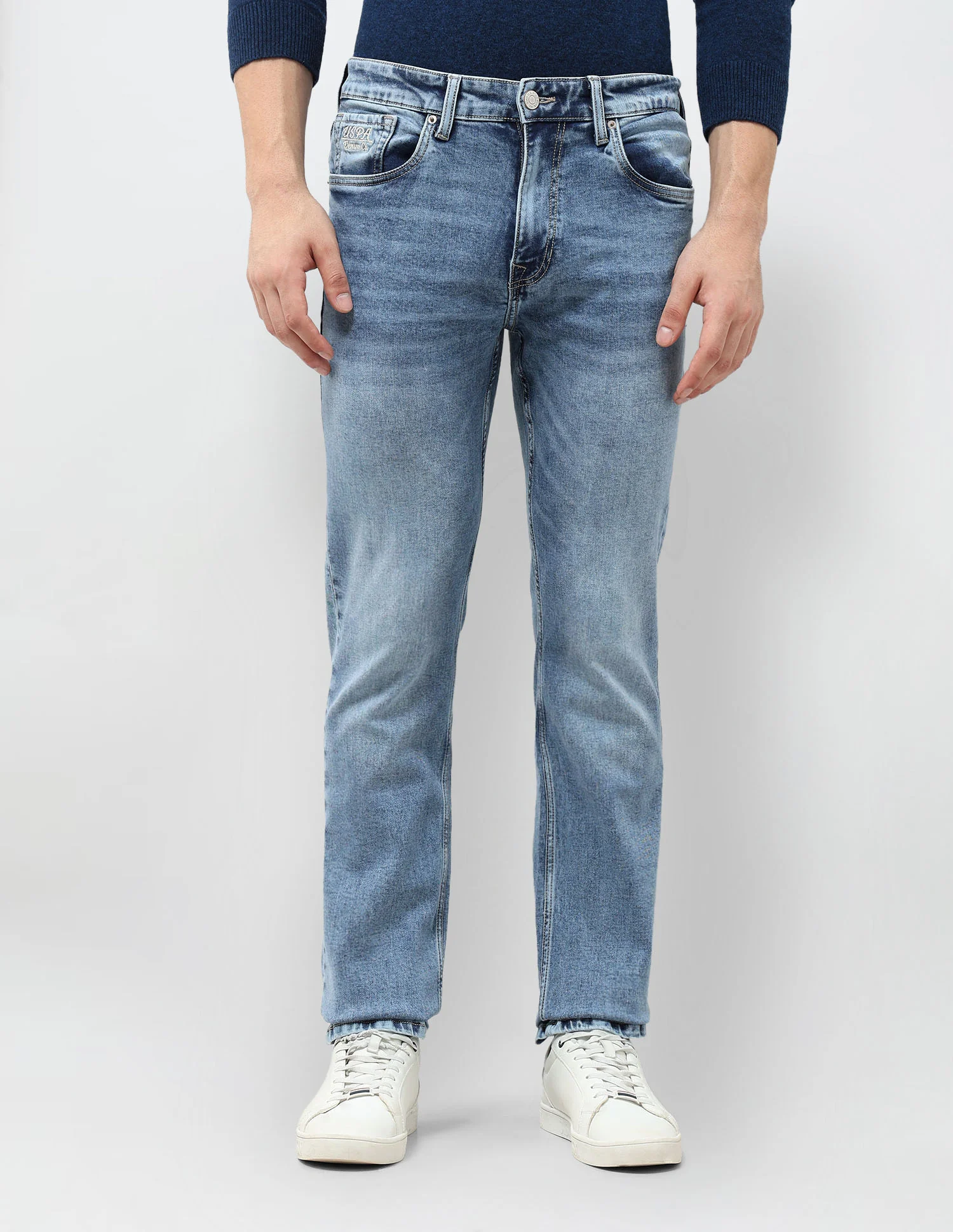 Connor Bootcut Blue Jeans - Image 6