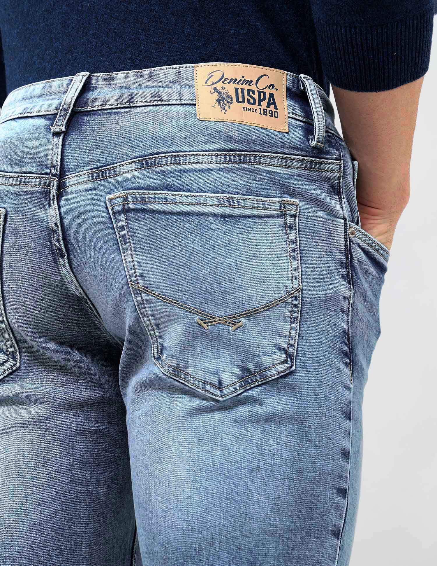 Connor Bootcut Blue Jeans - Image 8