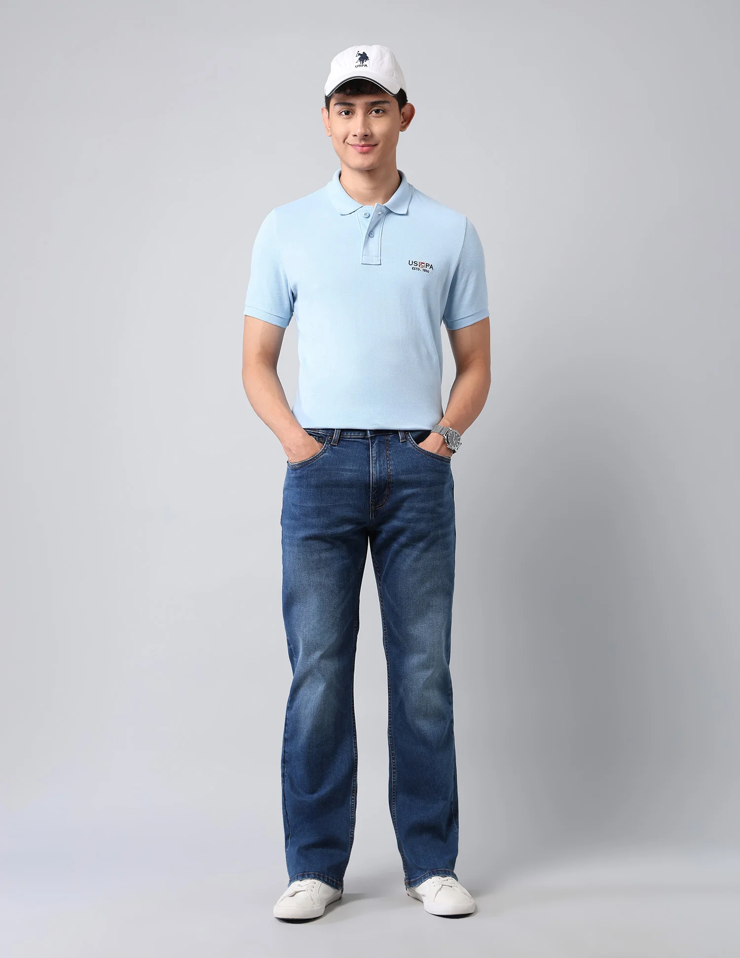Connor Bootcut Blue Jeans - Image 3