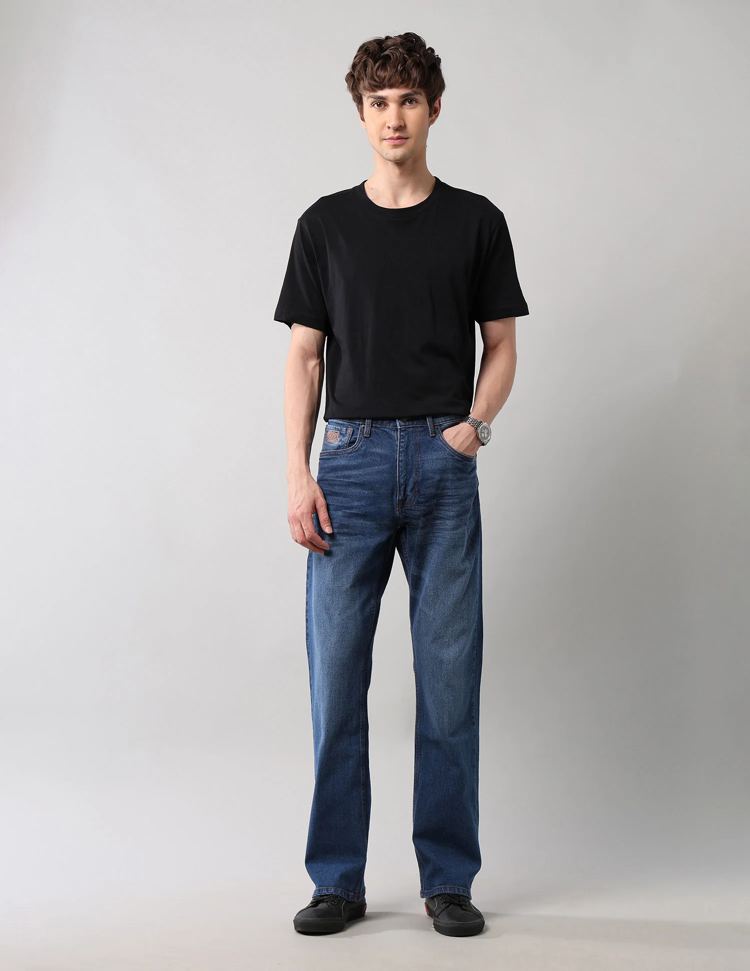 Connor Bootcut Blue Jeans - Image 3