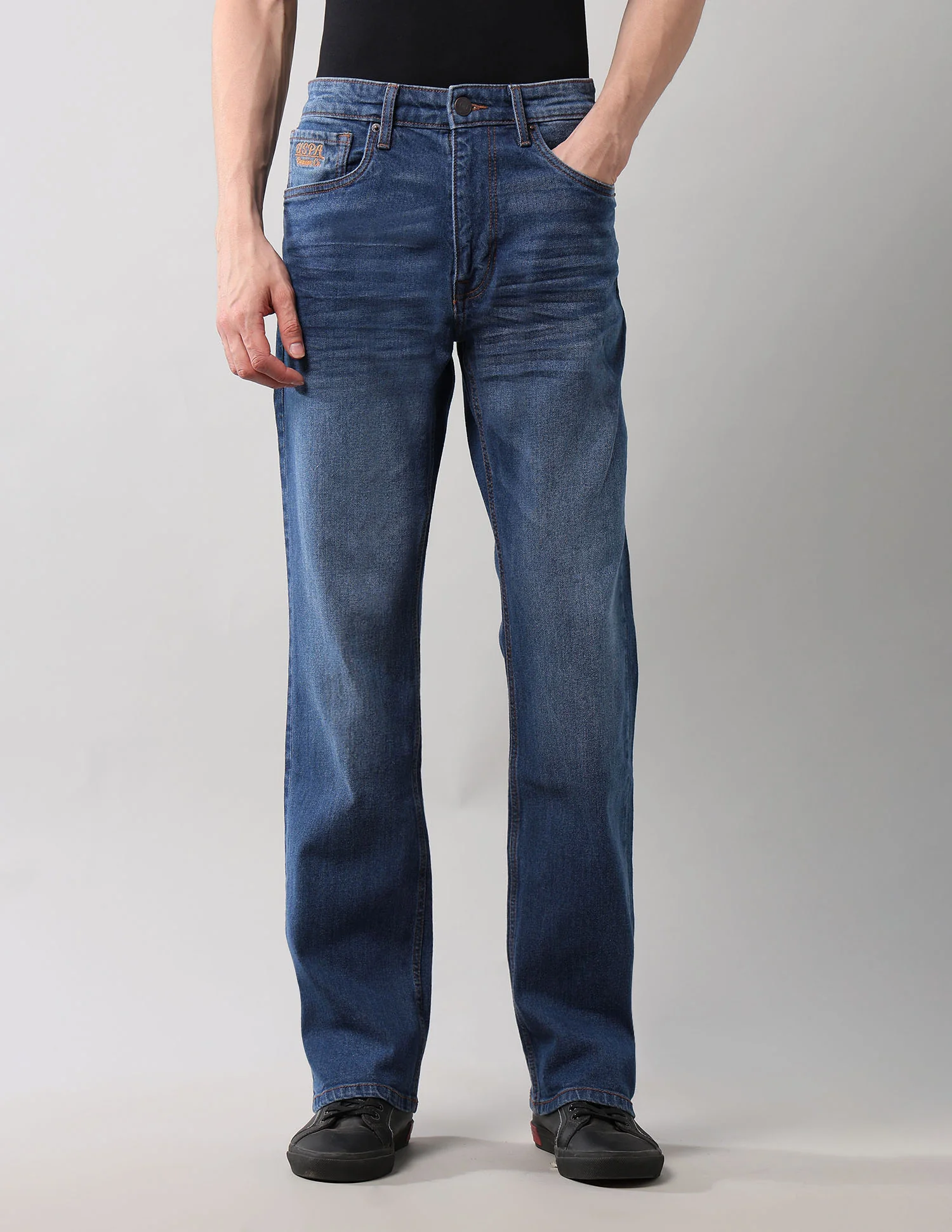 Connor Bootcut Blue Jeans - Image 6