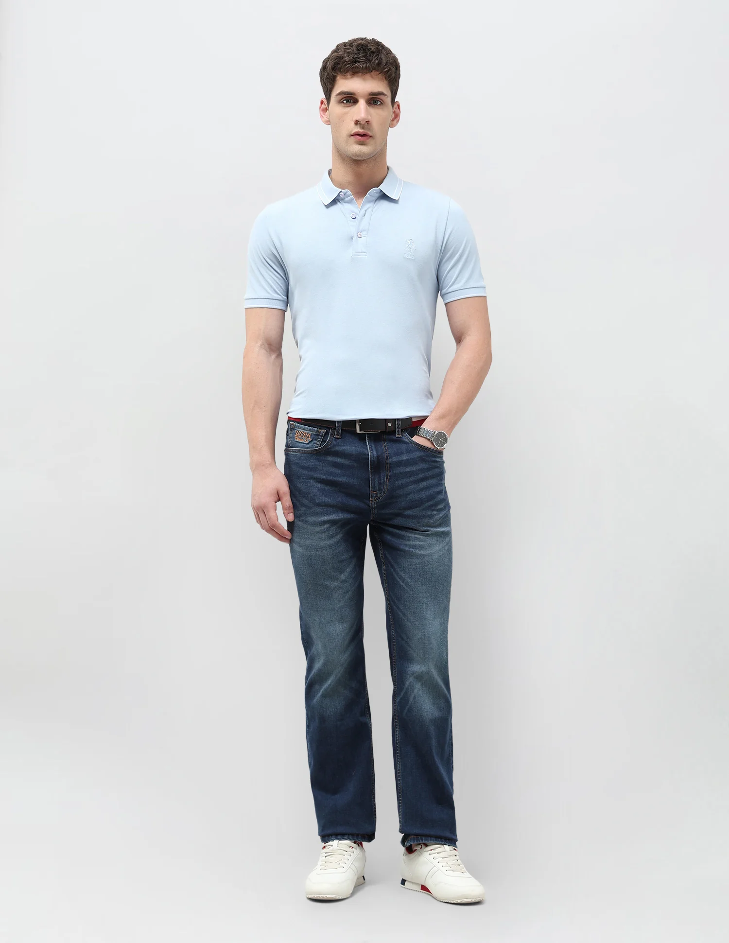 Connor Bootcut Blue Jeans - Image 3