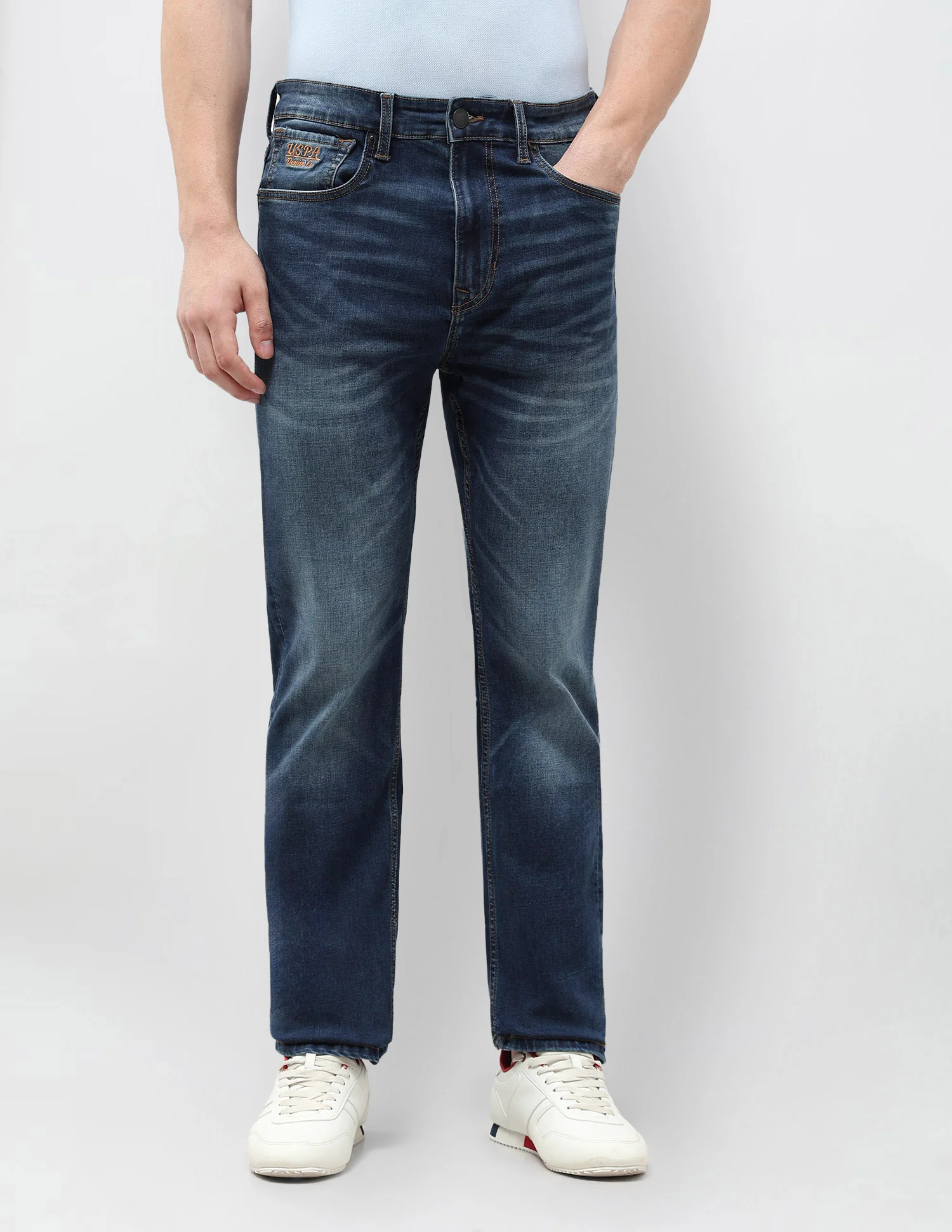 Connor Bootcut Blue Jeans - Image 6