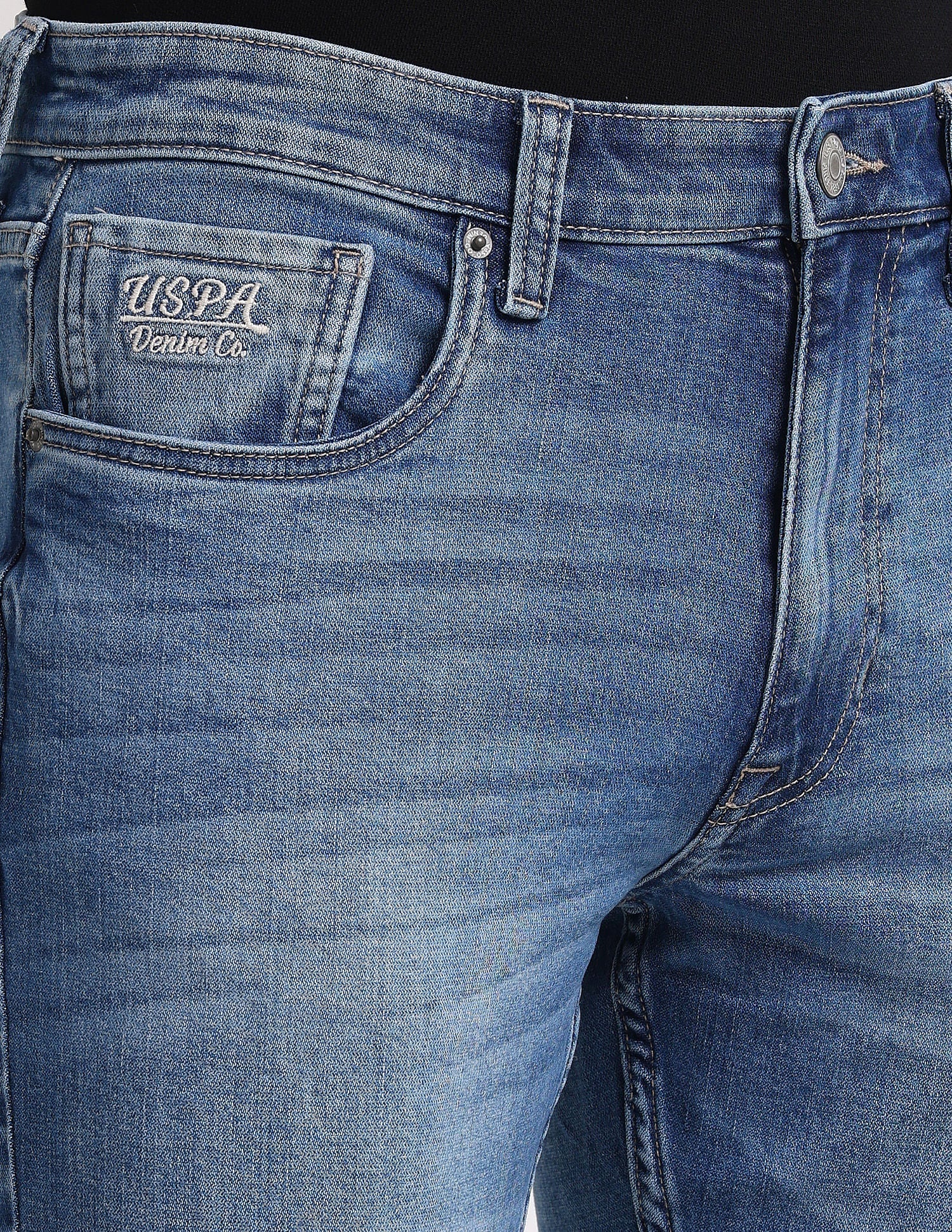 Connor Bootcut Blue Jeans - Image 7