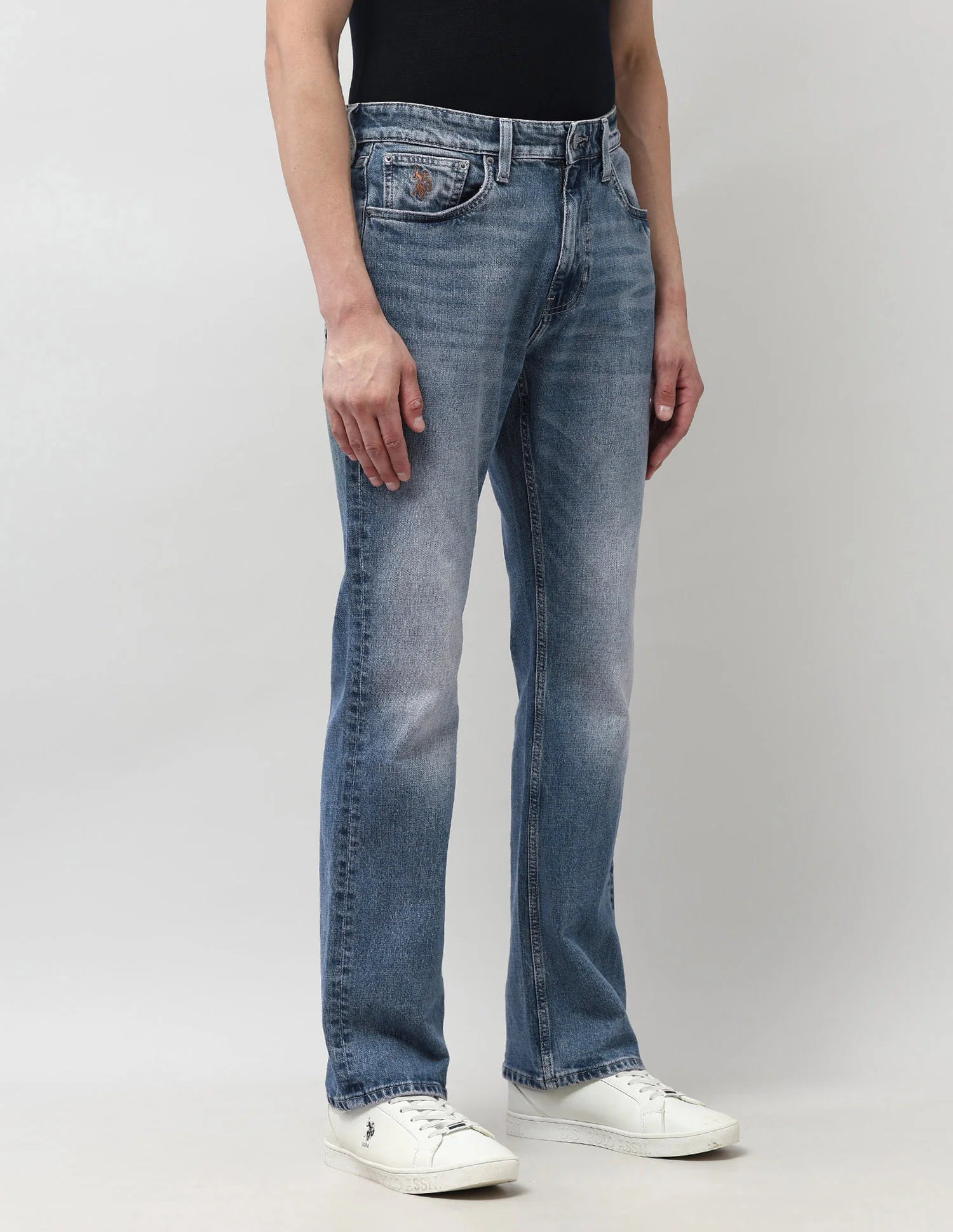 Connor Bootcut Blue Jeans - Image 4