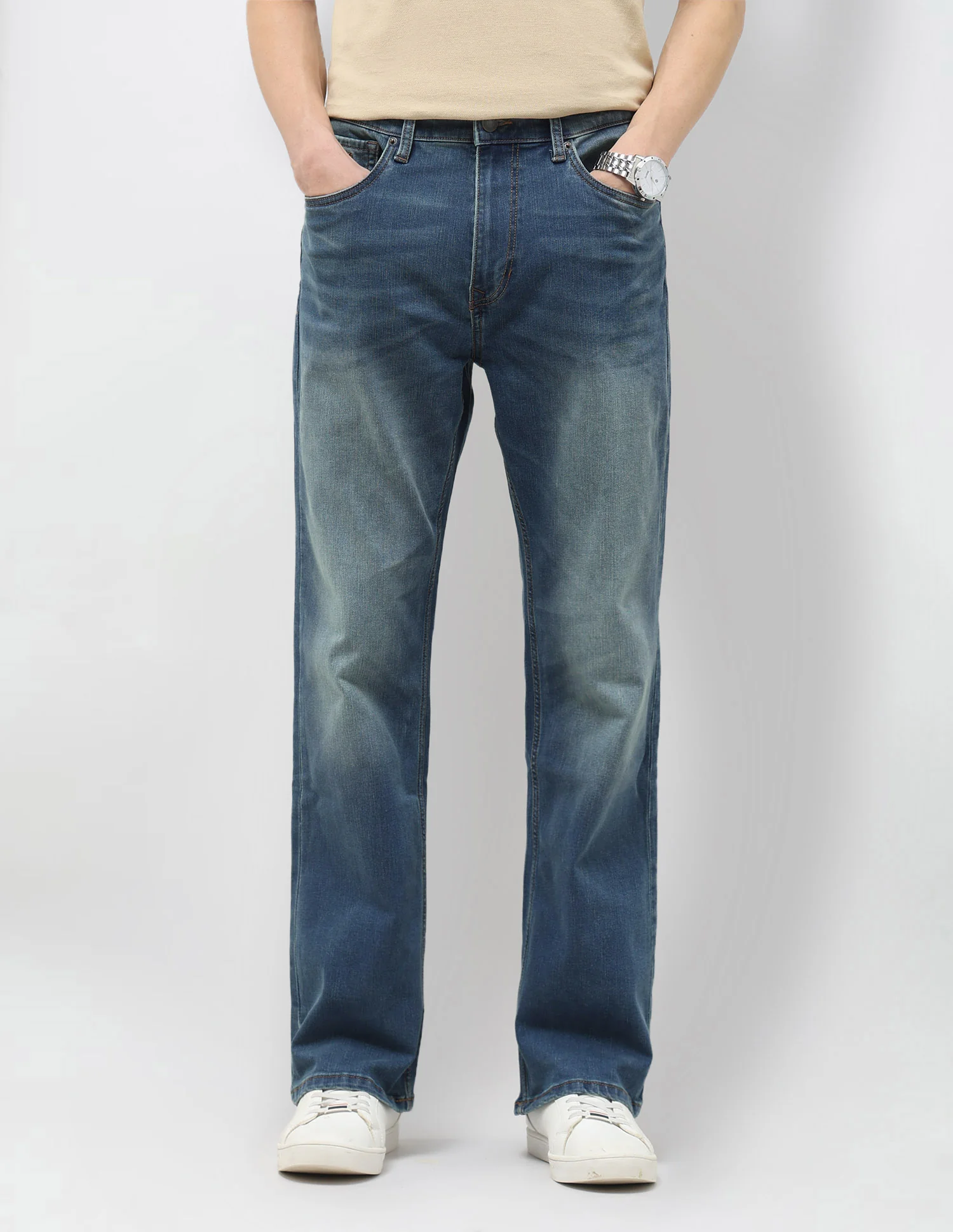 Connor Bootcut Blue Jeans