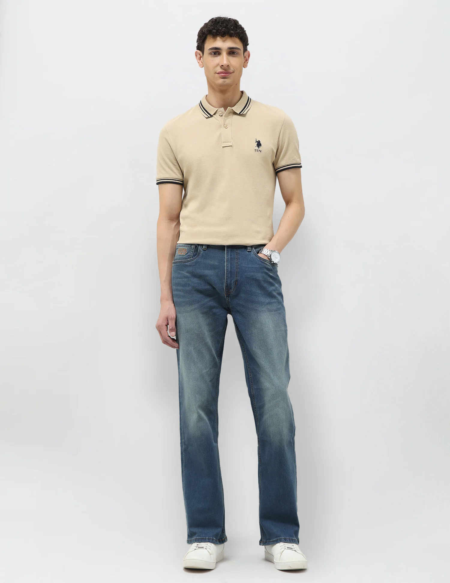 Connor Bootcut Blue Jeans - Image 3