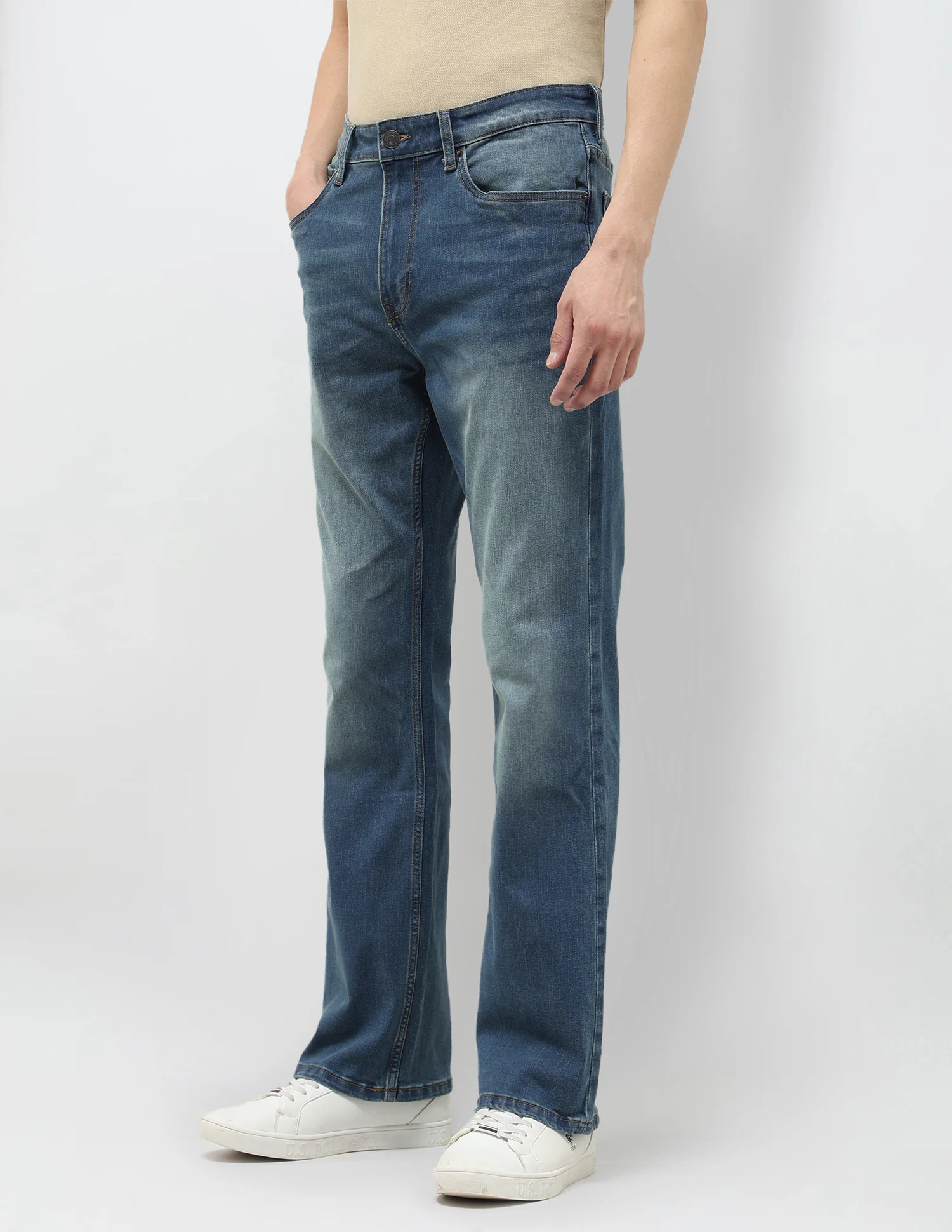 Connor Bootcut Blue Jeans - Image 4