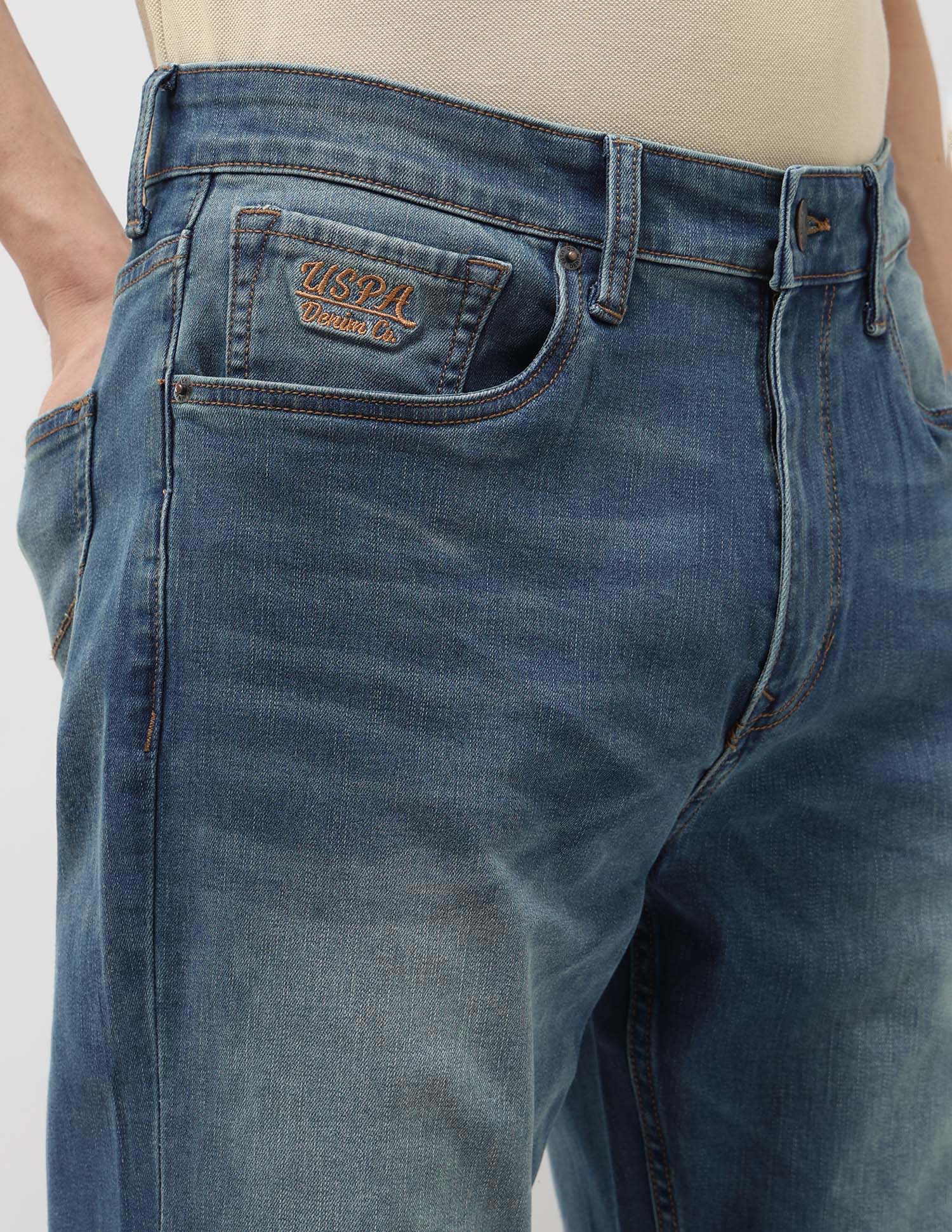 Connor Bootcut Blue Jeans - Image 7