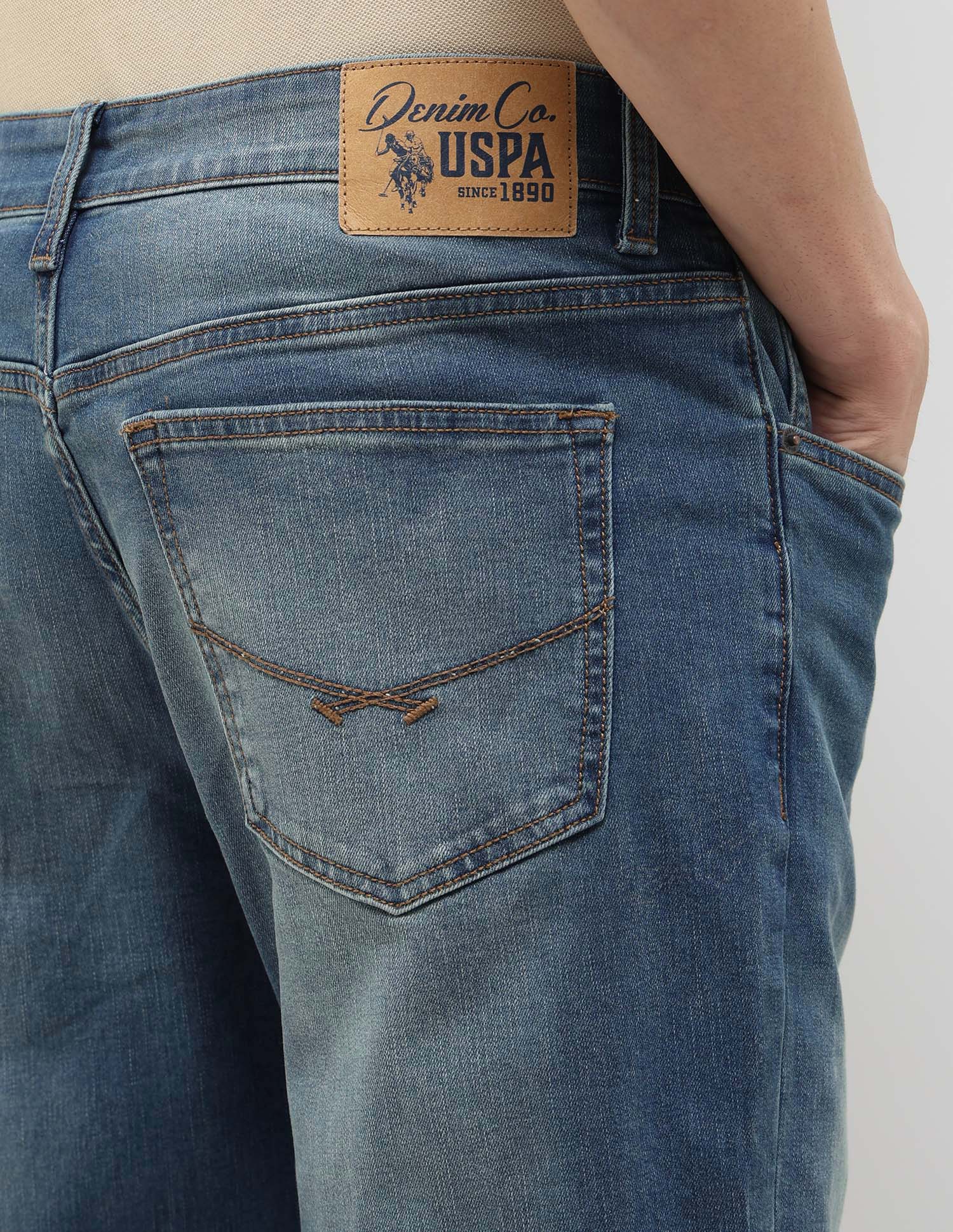 Connor Bootcut Blue Jeans - Image 8