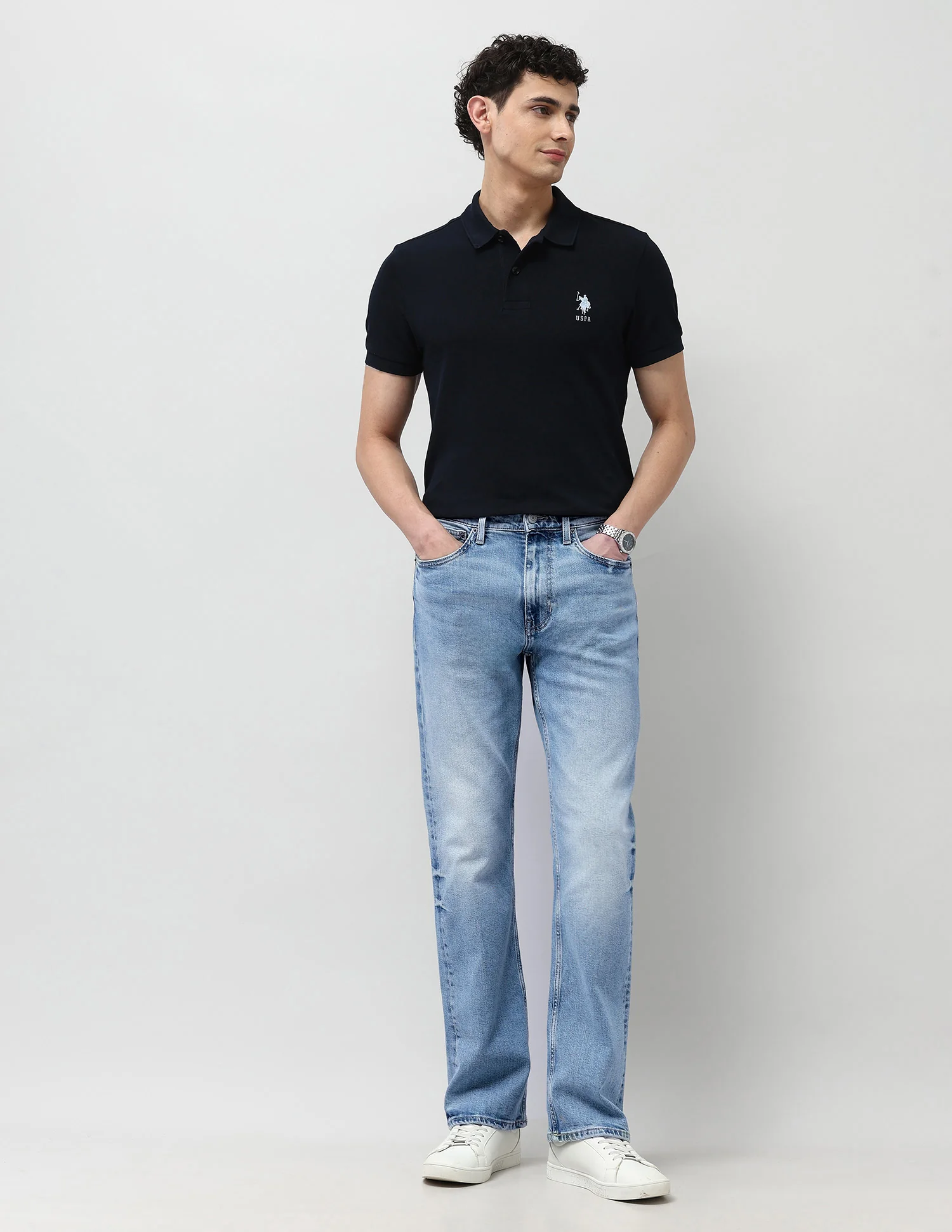 Connor Bootcut Blue Jeans - Image 3