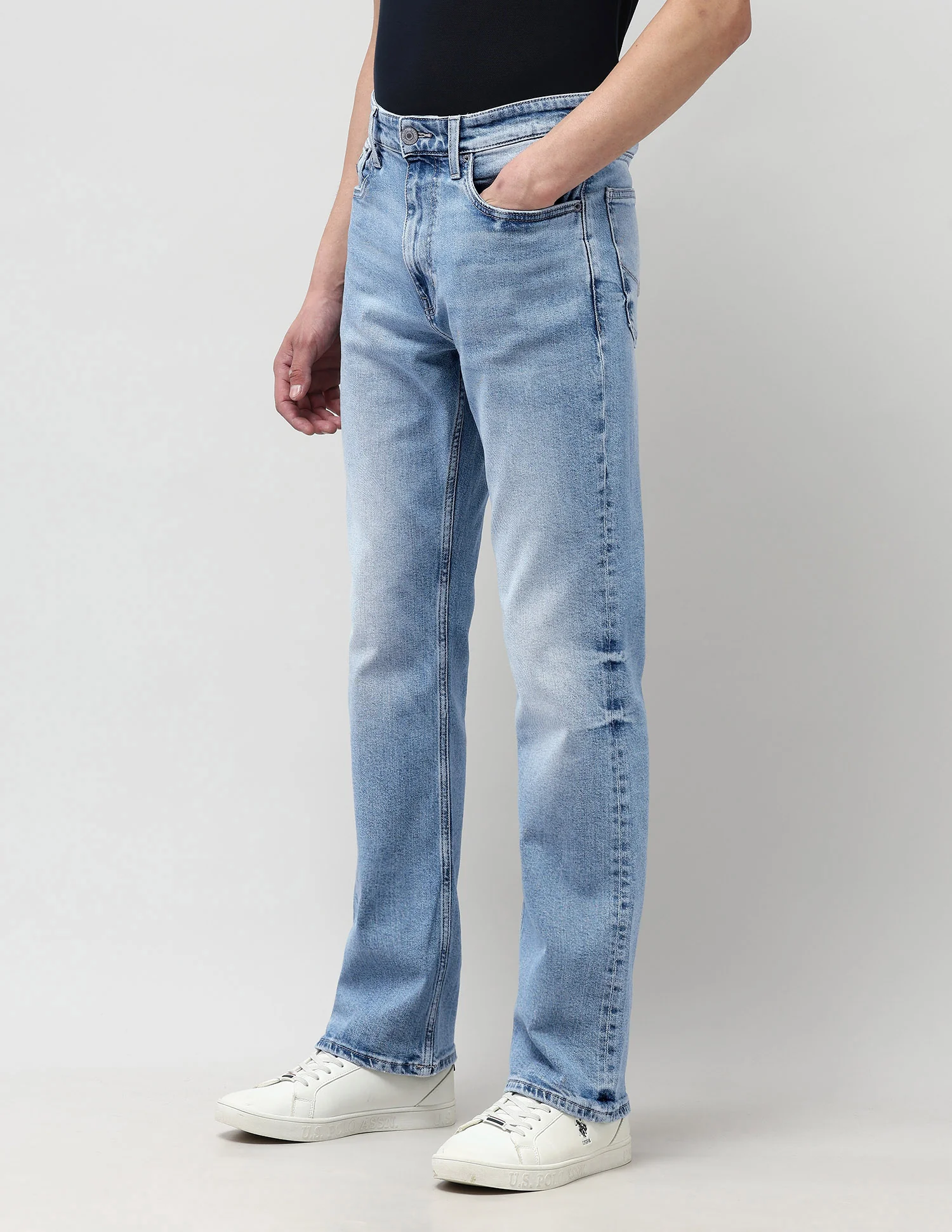 Connor Bootcut Blue Jeans - Image 4