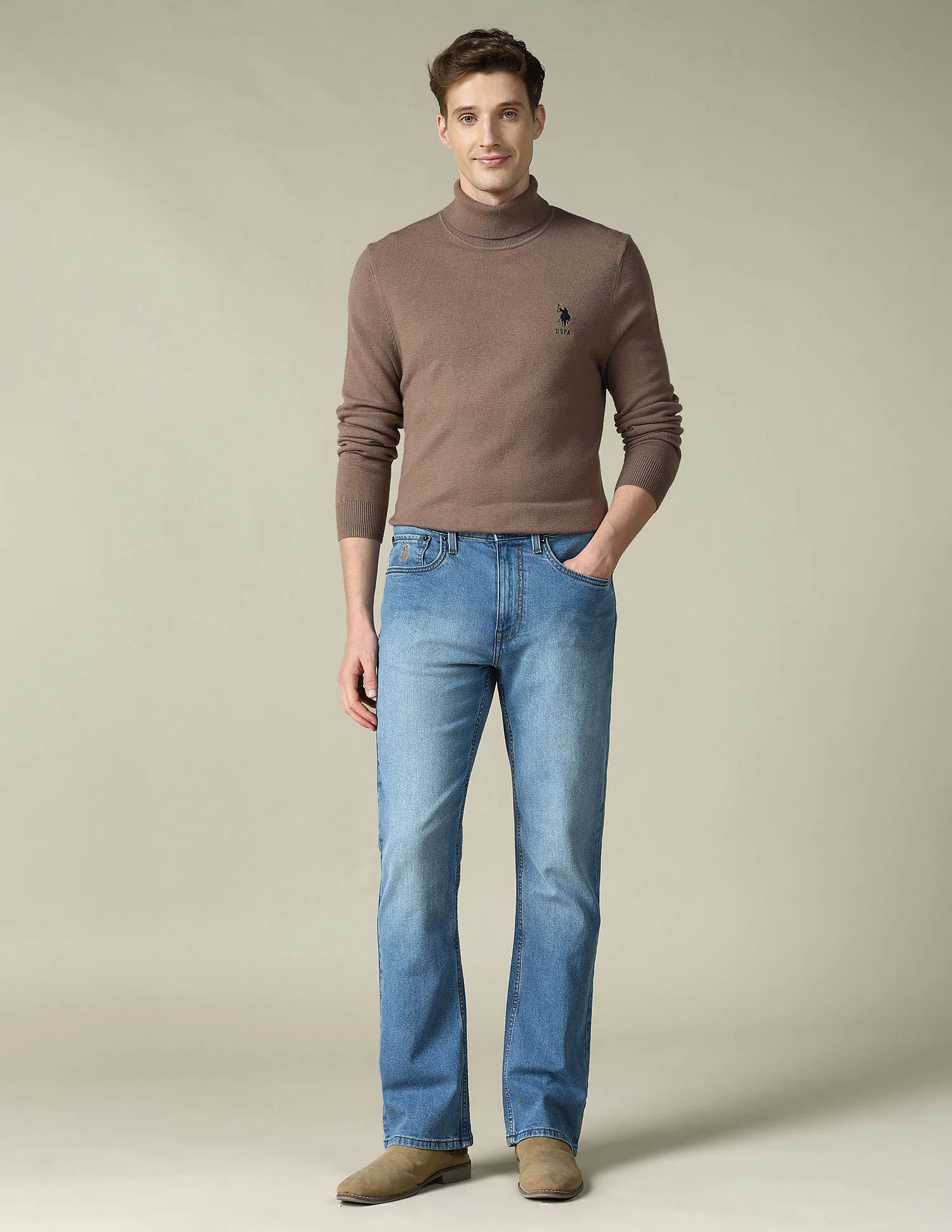 Connor Bootcut Blue Jeans - Image 3