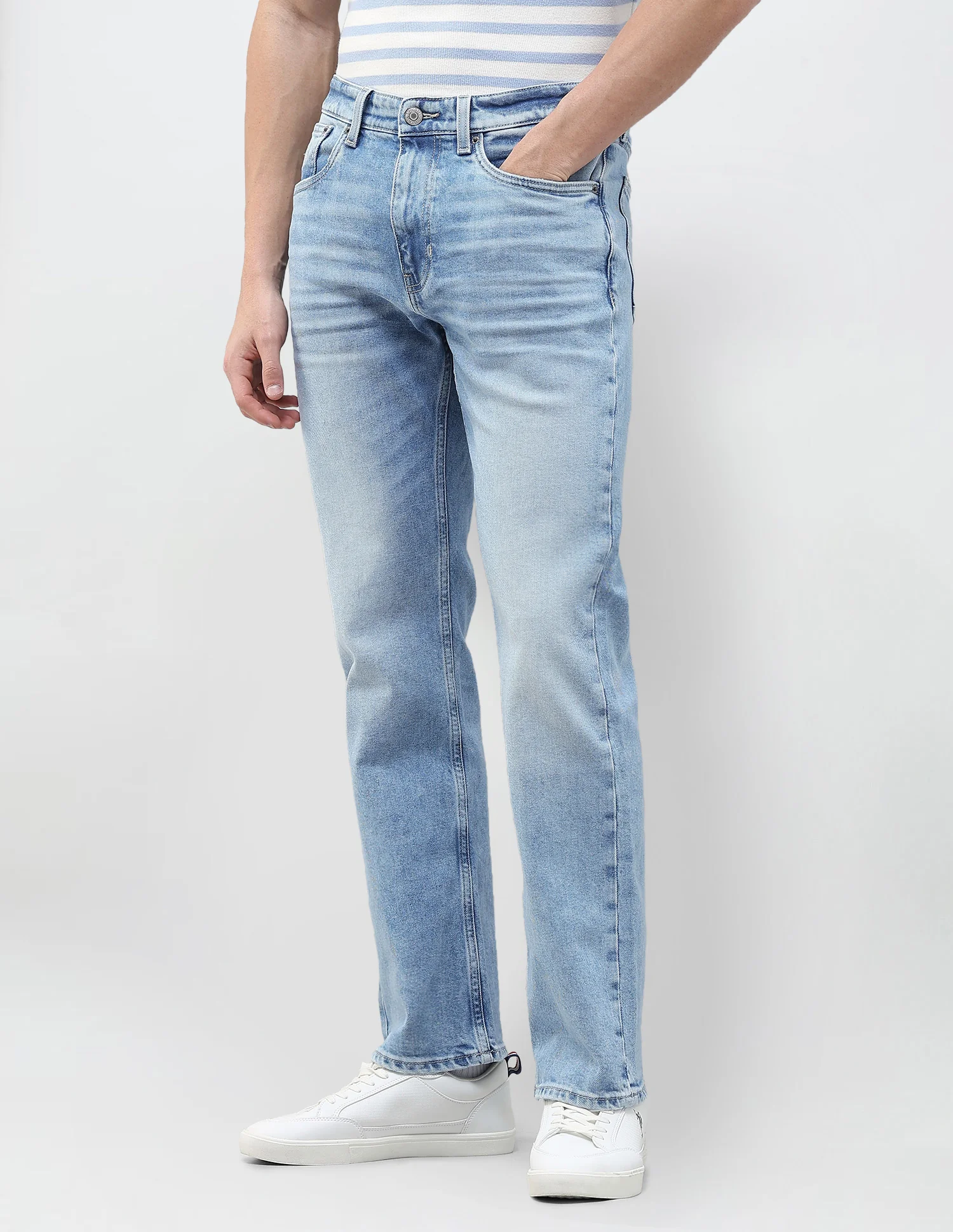 Connor Bootcut Fit Blue Jeans - Image 4