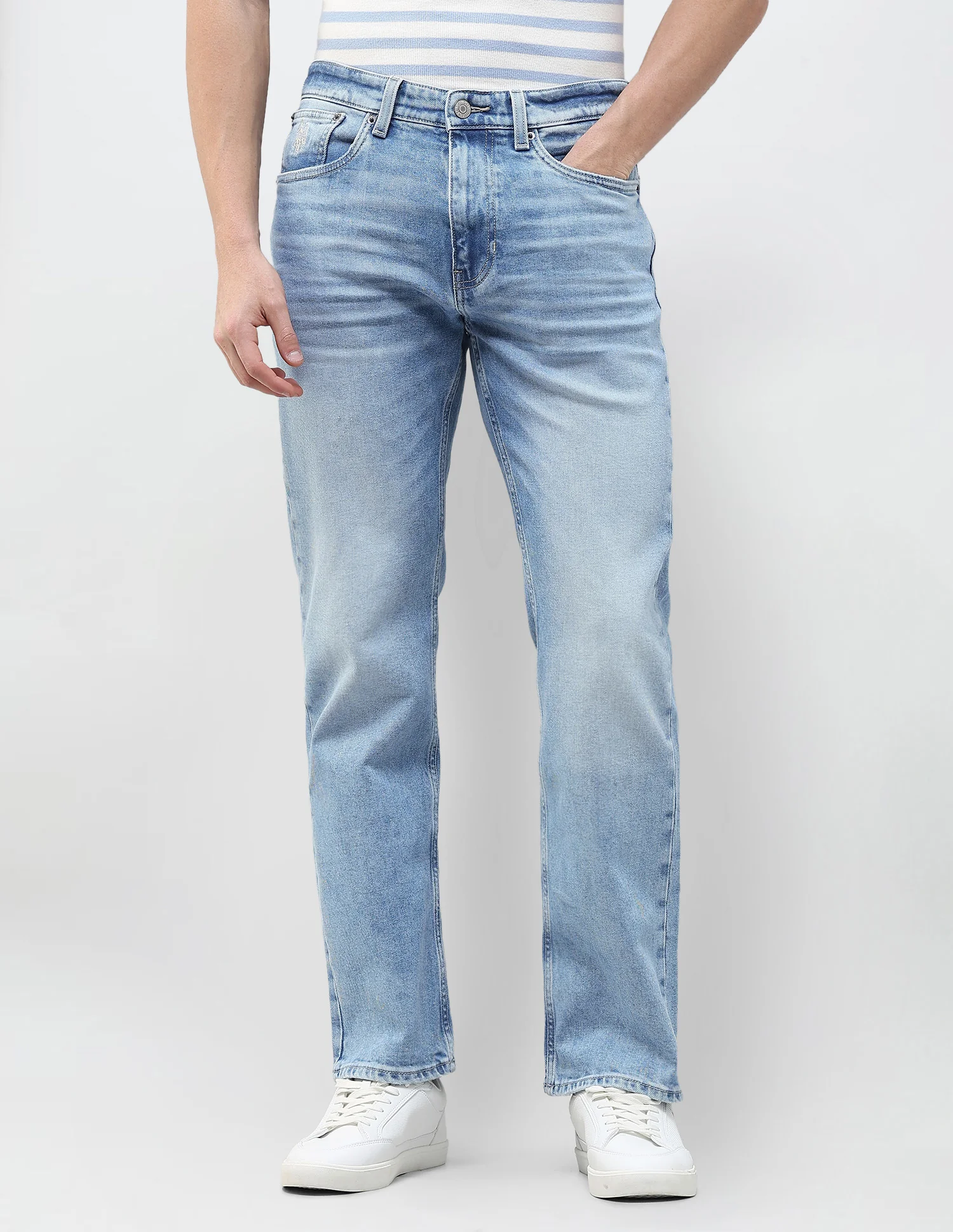 Connor Bootcut Fit Blue Jeans - Image 6