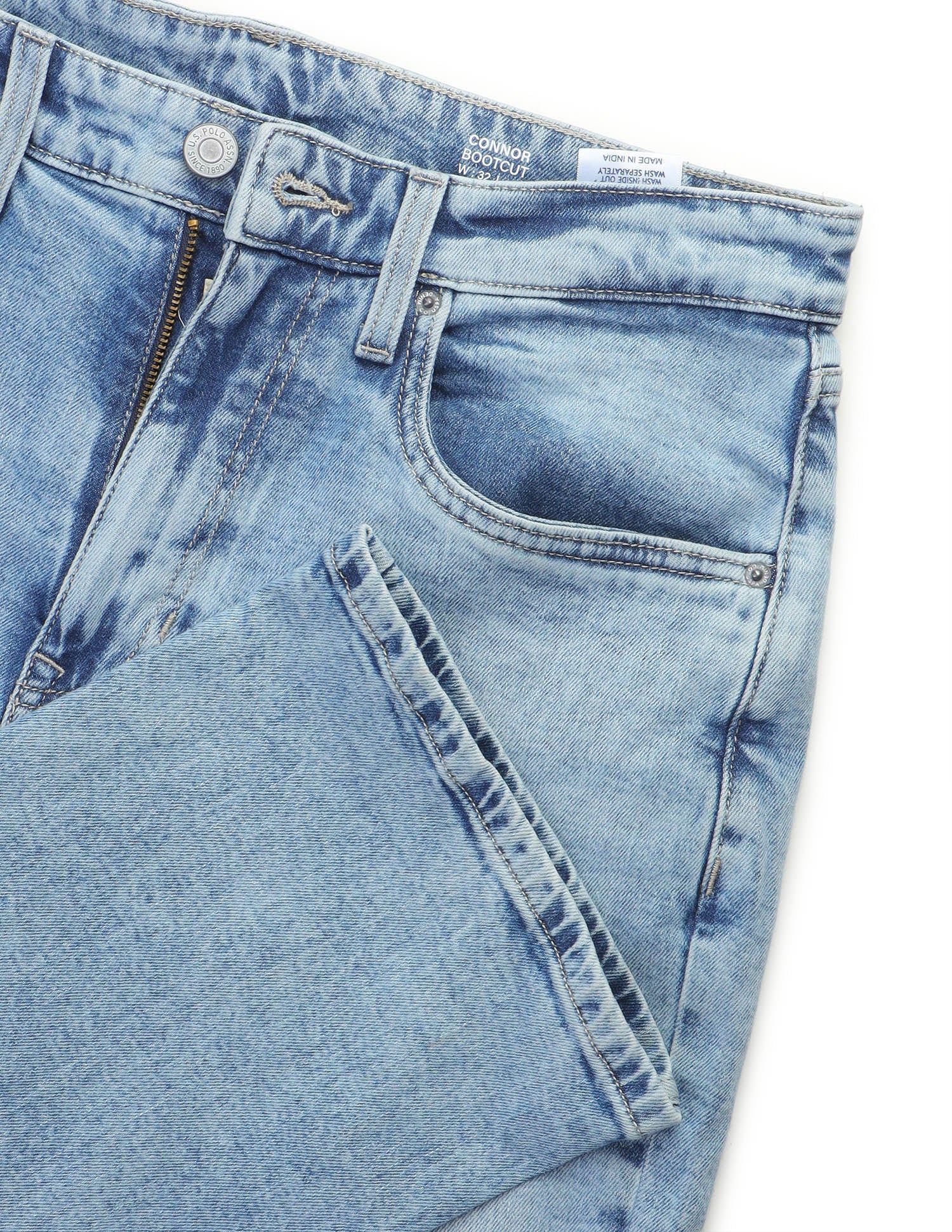 Connor Bootcut Fit Blue Jeans - Image 2