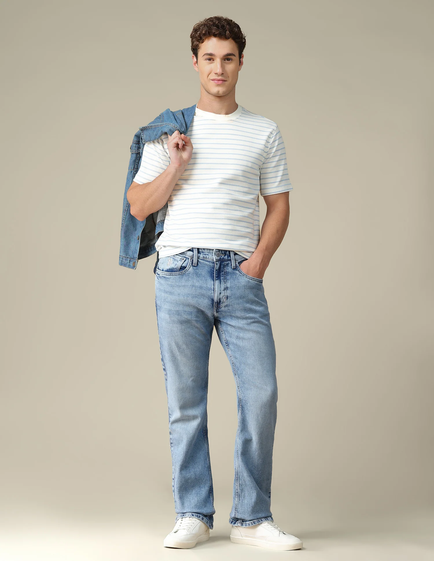 Connor Bootcut Fit Blue Jeans - Image 3