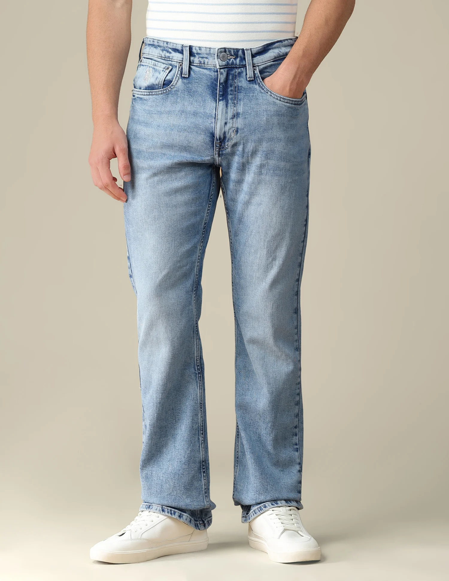 Connor Bootcut Fit Blue Jeans - Image 6