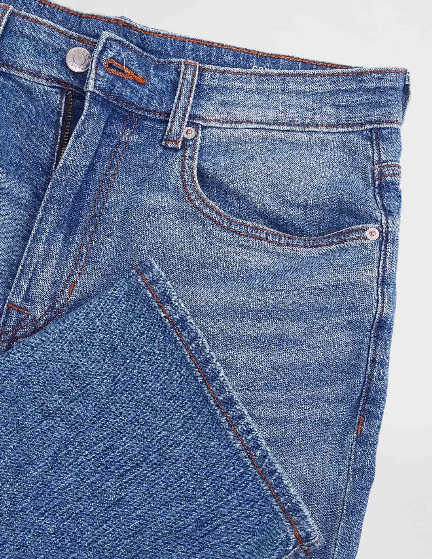 Connor Bootcut Fit Blue Jeans - Image 2