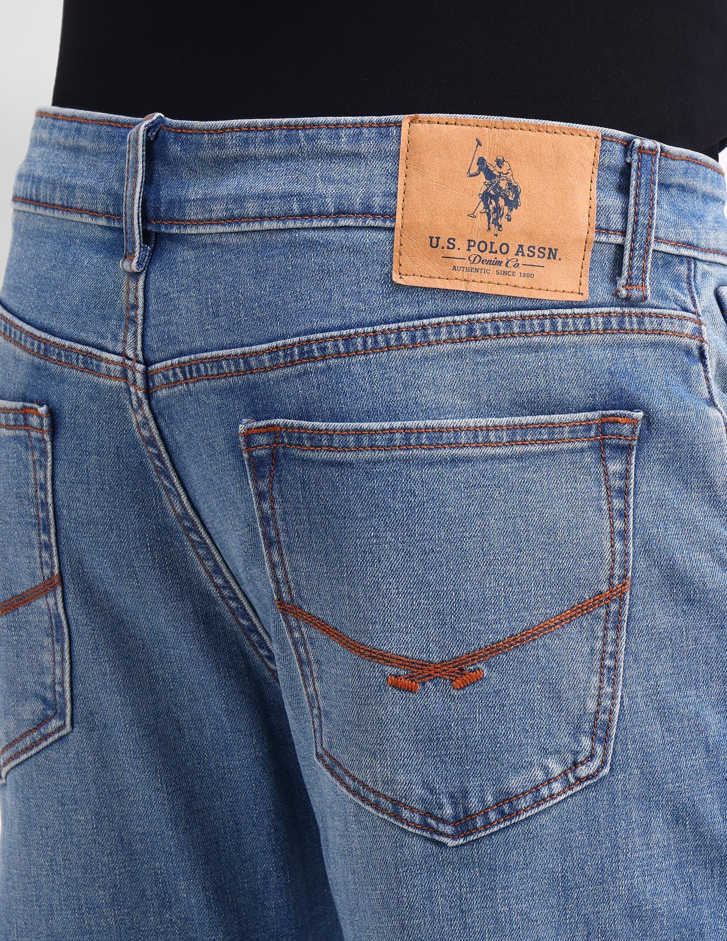 Connor Bootcut Fit Blue Jeans - Image 7