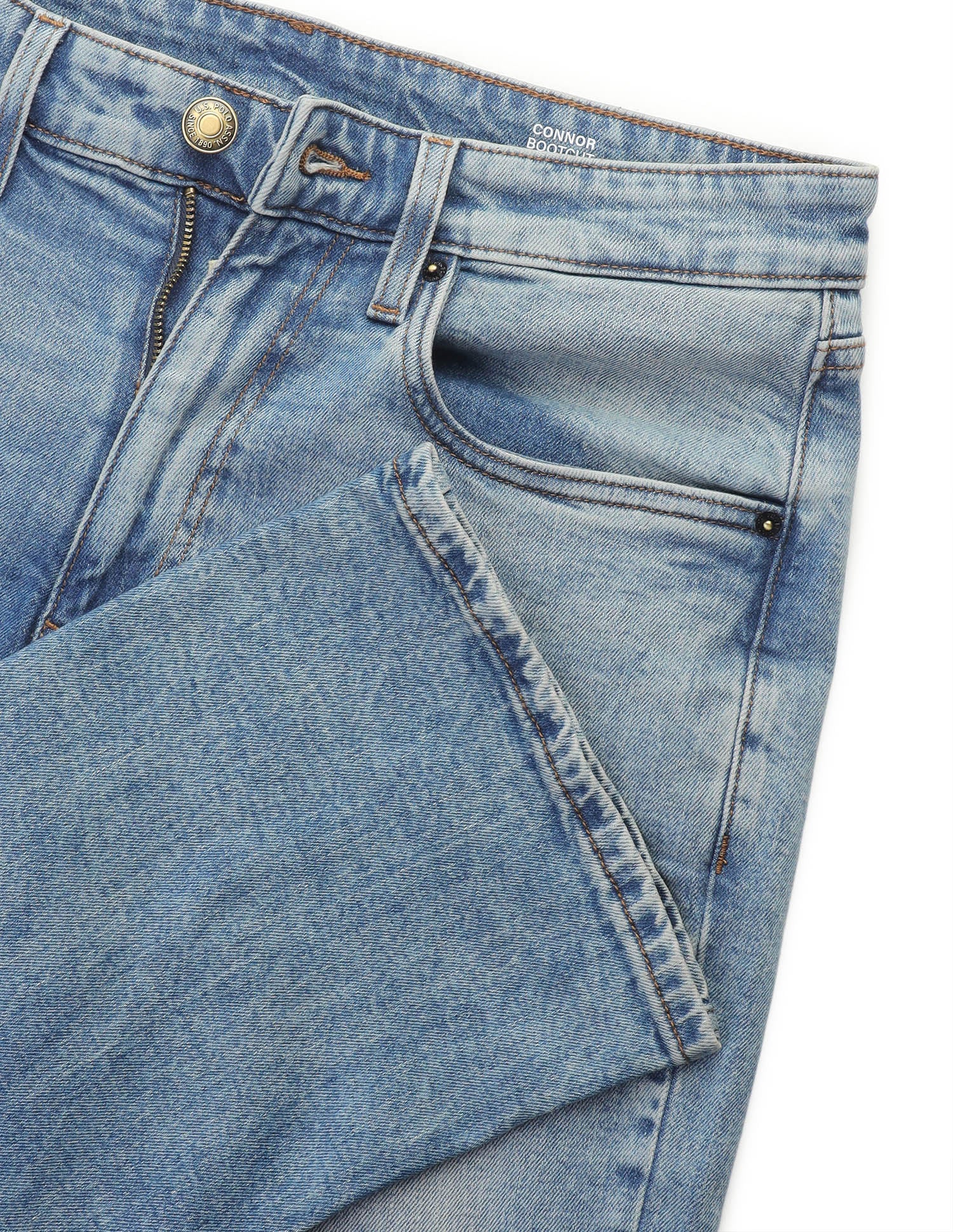 Connor Bootcut Fit Blue Jeans - Image 2