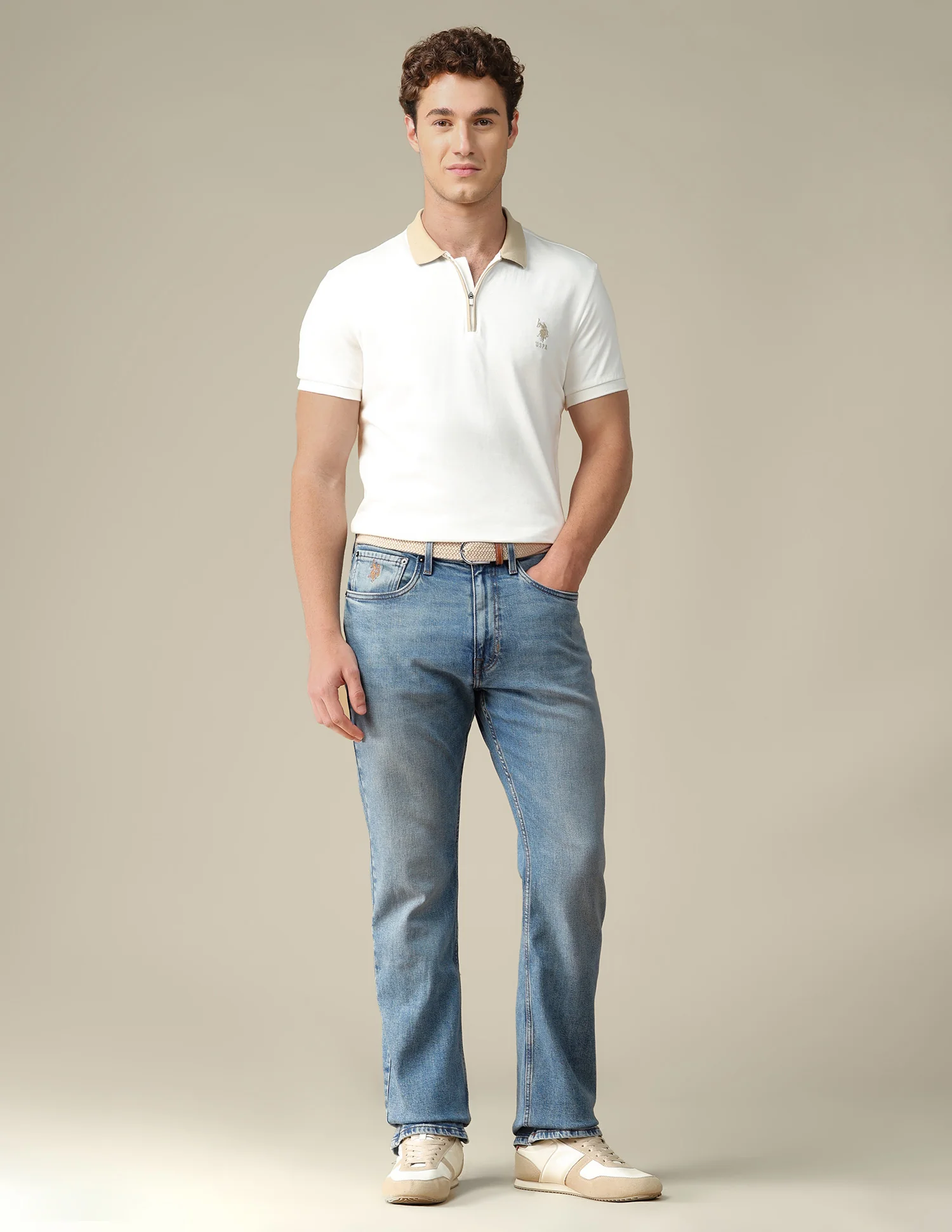 Connor Bootcut Fit Blue Jeans - Image 3