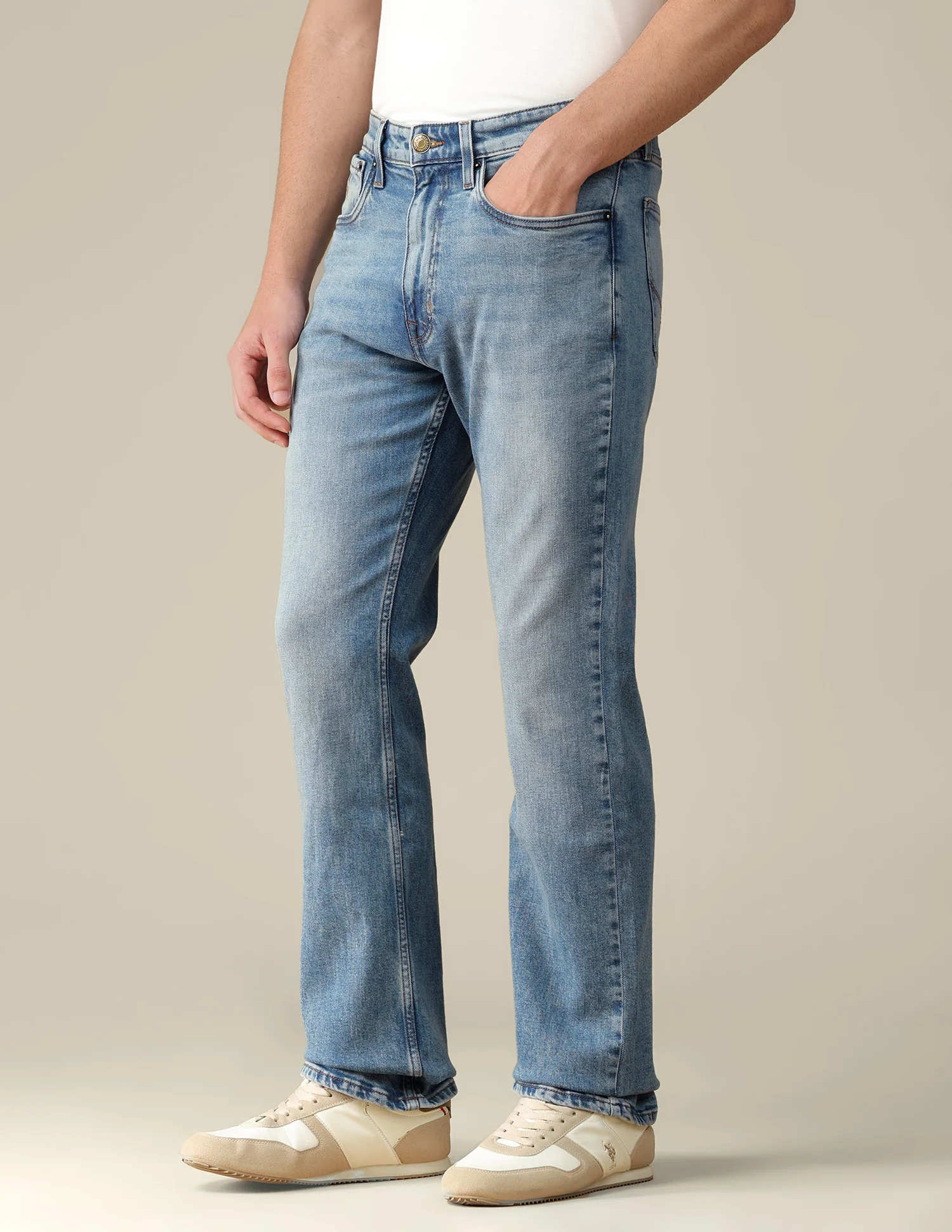 Connor Bootcut Fit Blue Jeans - Image 4