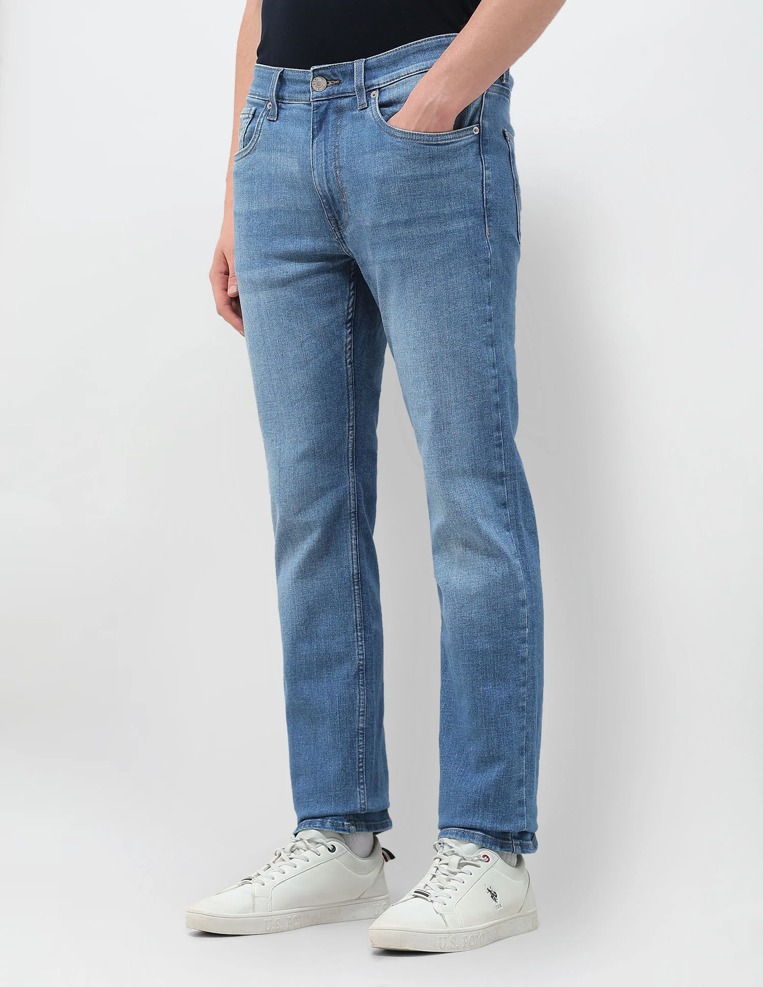 Connor Bootcut Fit Blue Jeans - Image 4
