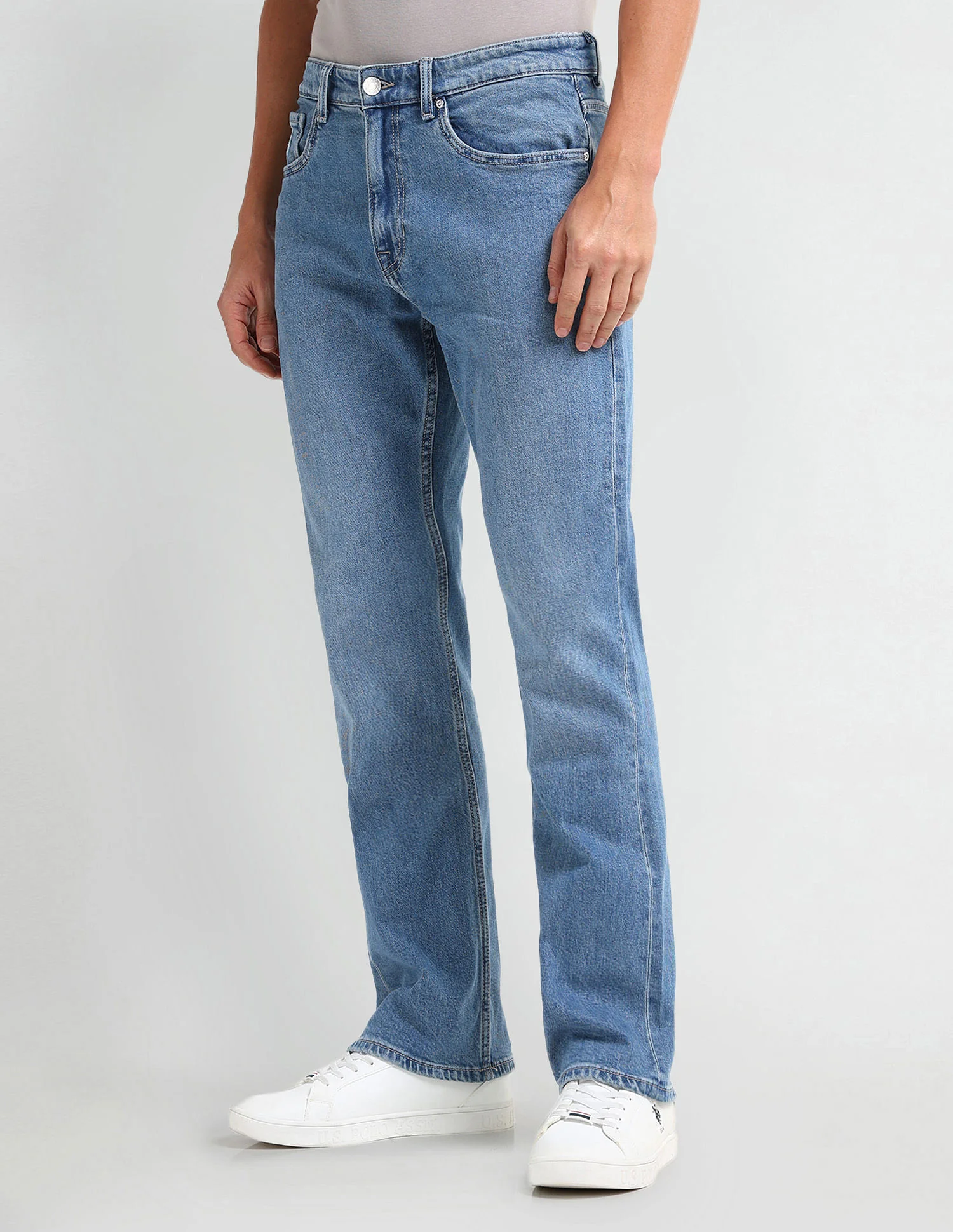 Connor Bootcut Fit Blue Jeans - Image 4