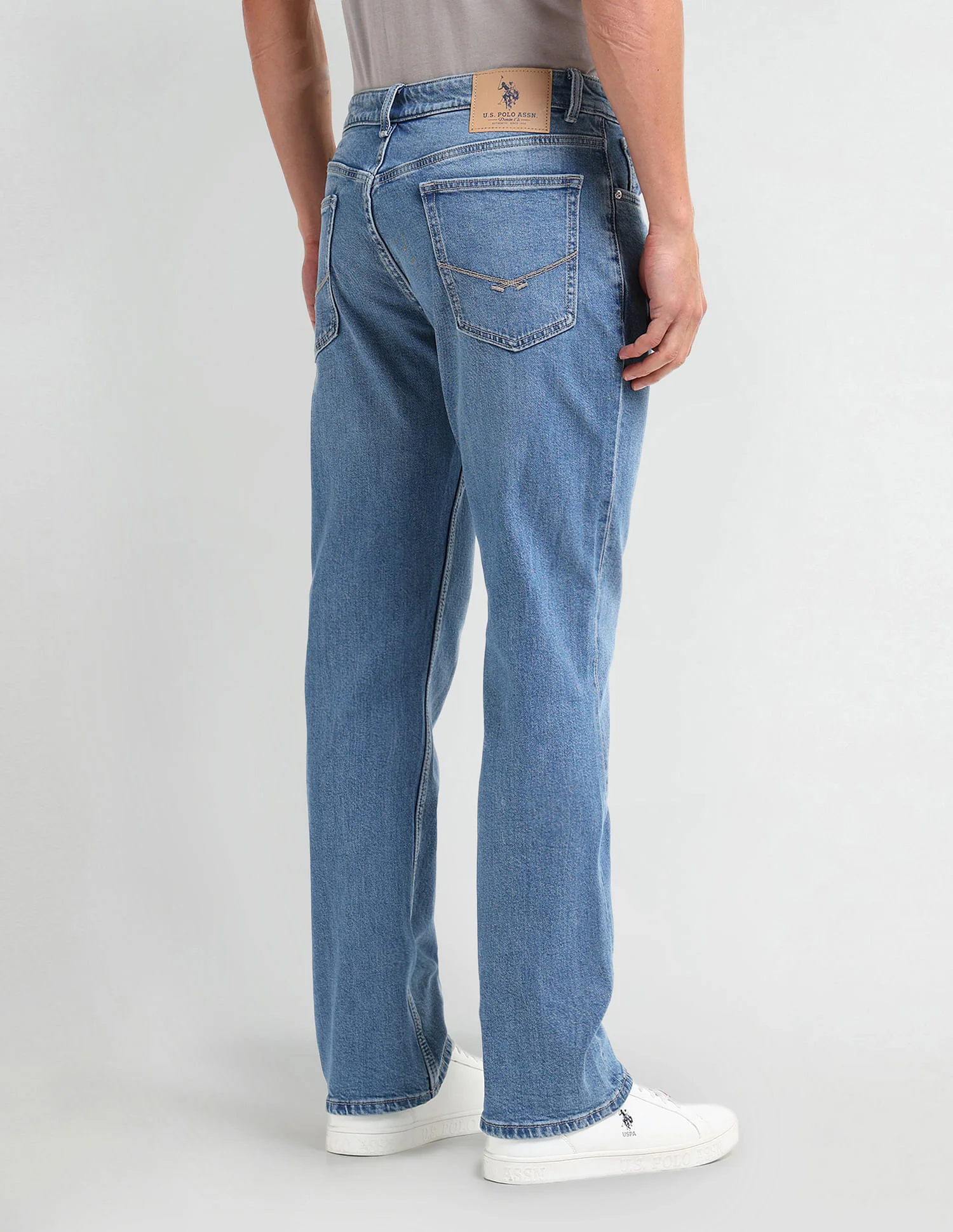 Connor Bootcut Fit Blue Jeans - Image 5