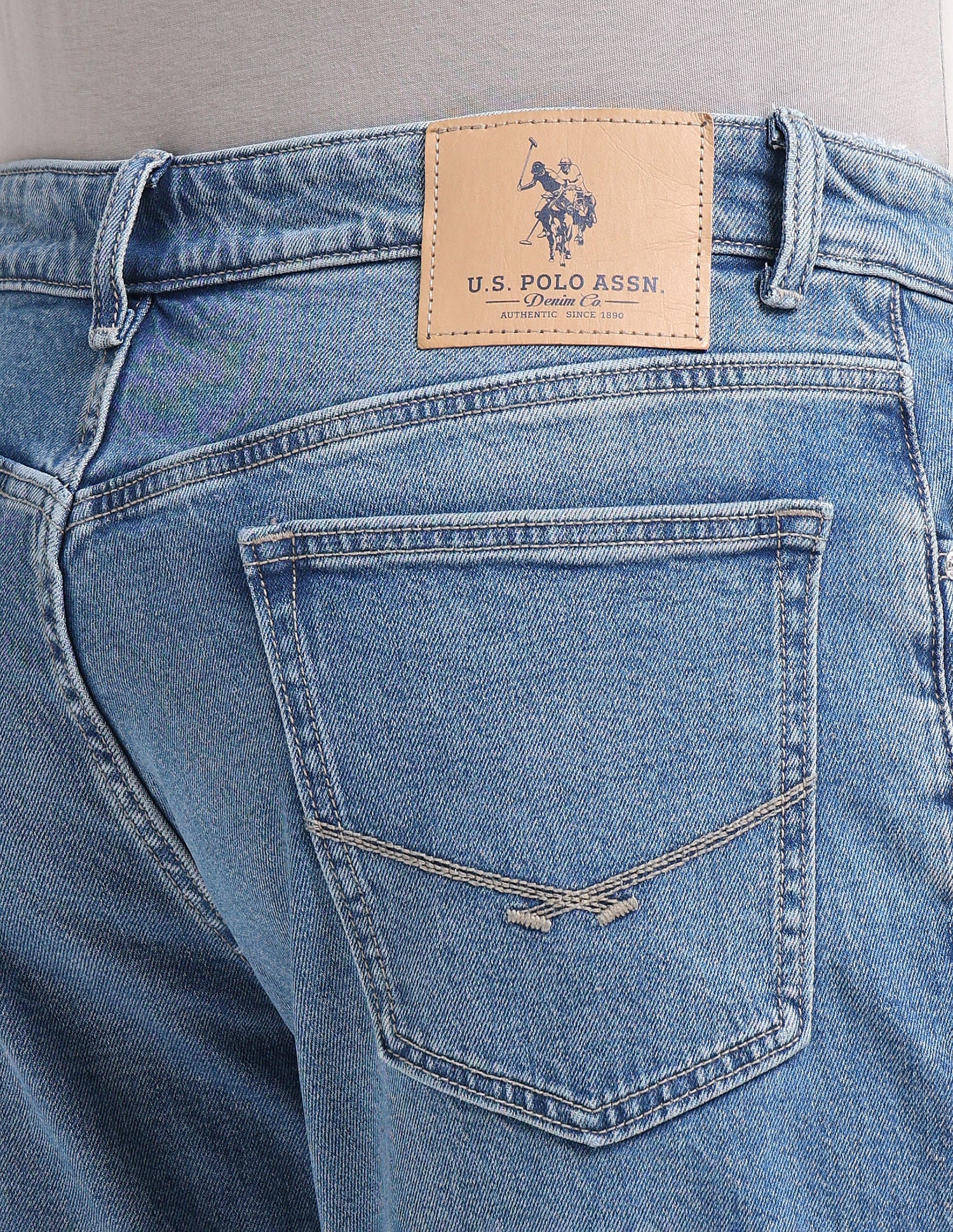 Connor Bootcut Fit Blue Jeans - Image 7