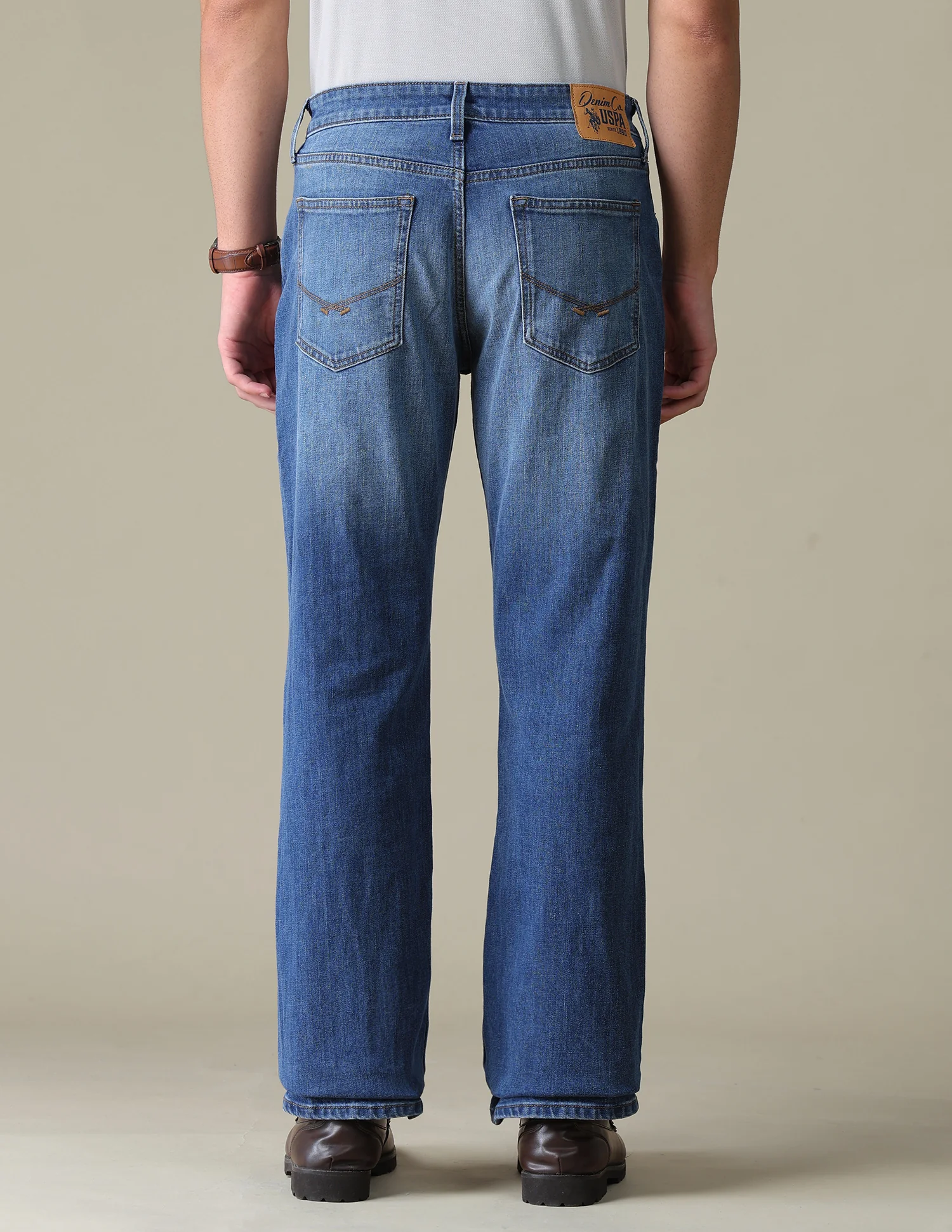 Connor Bootcut Fit Blue Jeans - Image 5