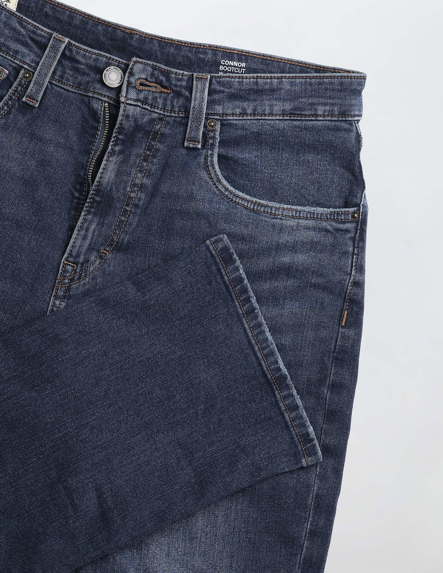 Connor Bootcut Fit Blue Jeans - Image 2