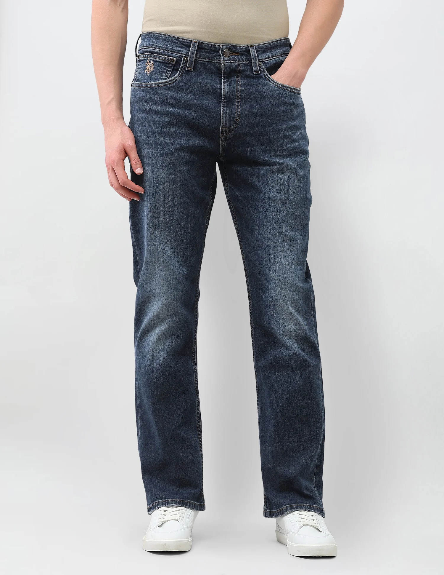 Connor Bootcut Fit Blue Jeans - Image 6