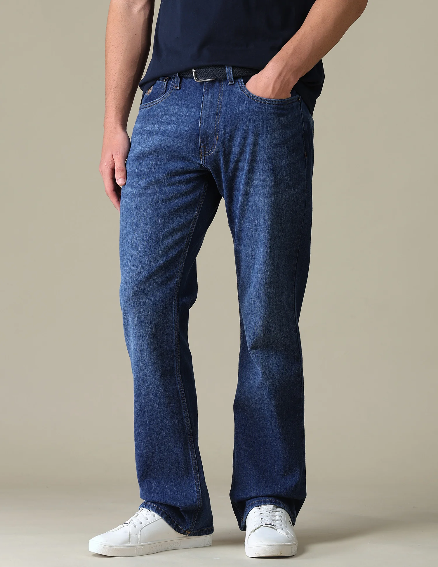 Connor Bootcut Fit Blue Jeans