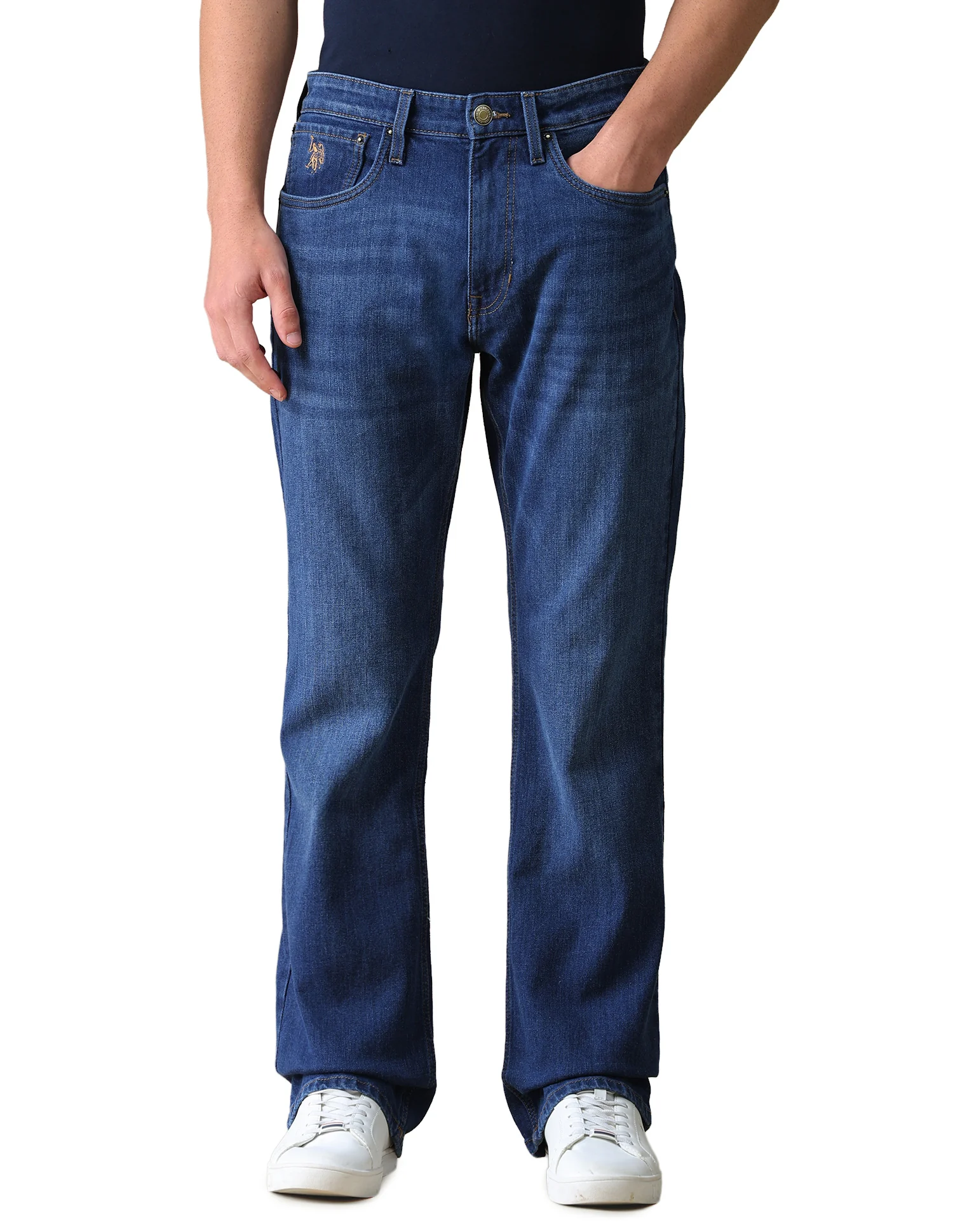 Connor Bootcut Fit Blue Jeans - Image 10