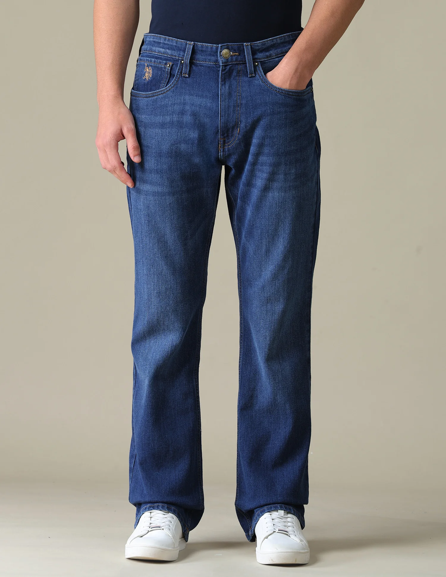 Connor Bootcut Fit Blue Jeans - Image 6