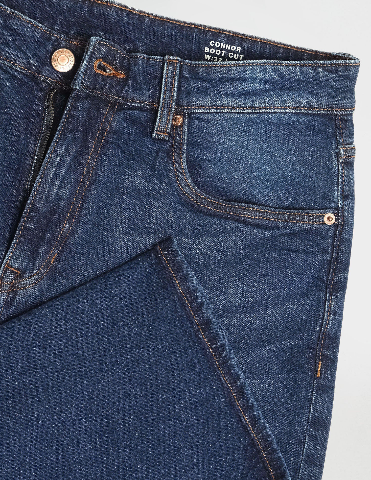 Connor Bootcut Fit Blue Jeans - Image 2