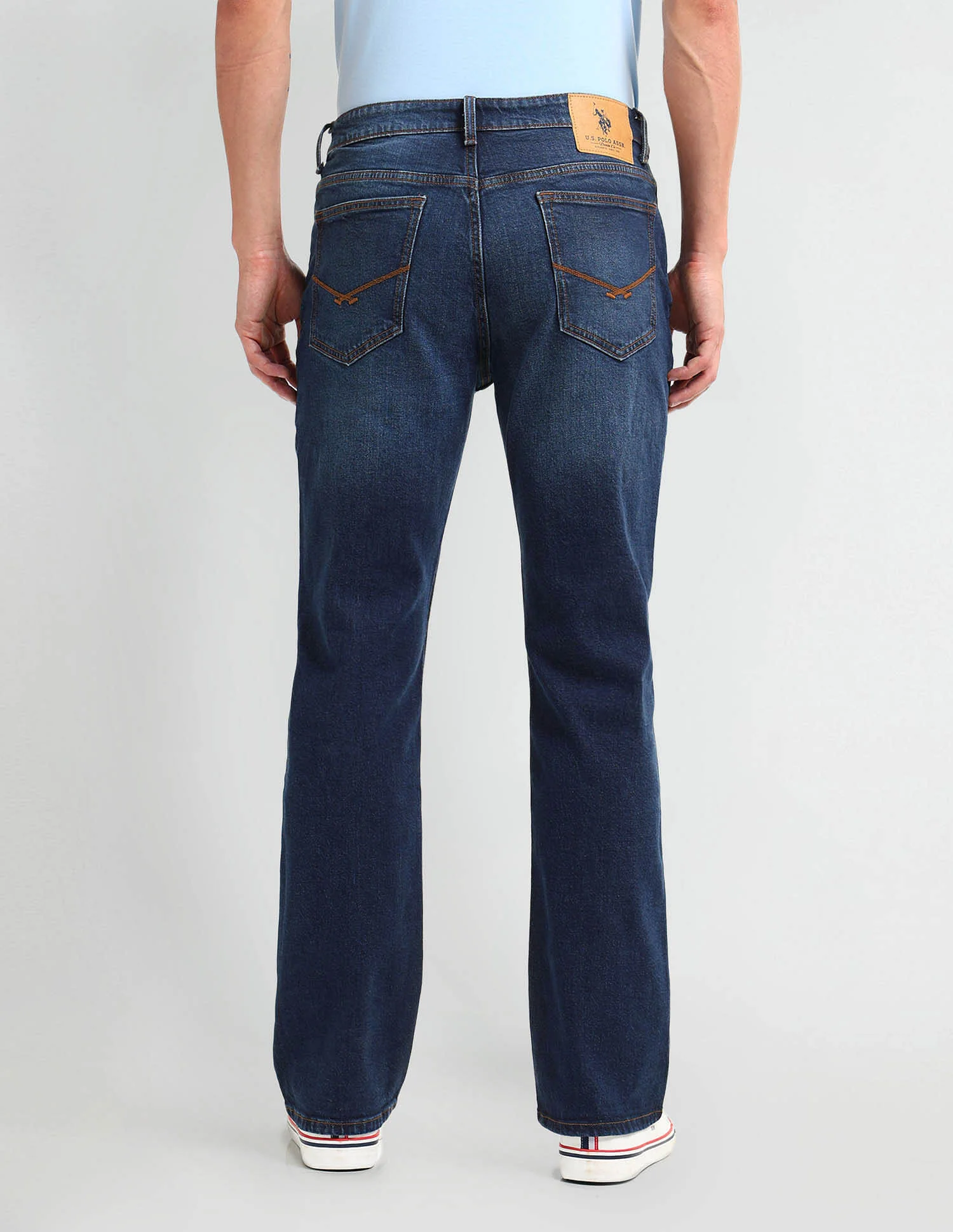 Connor Bootcut Fit Blue Jeans - Image 5