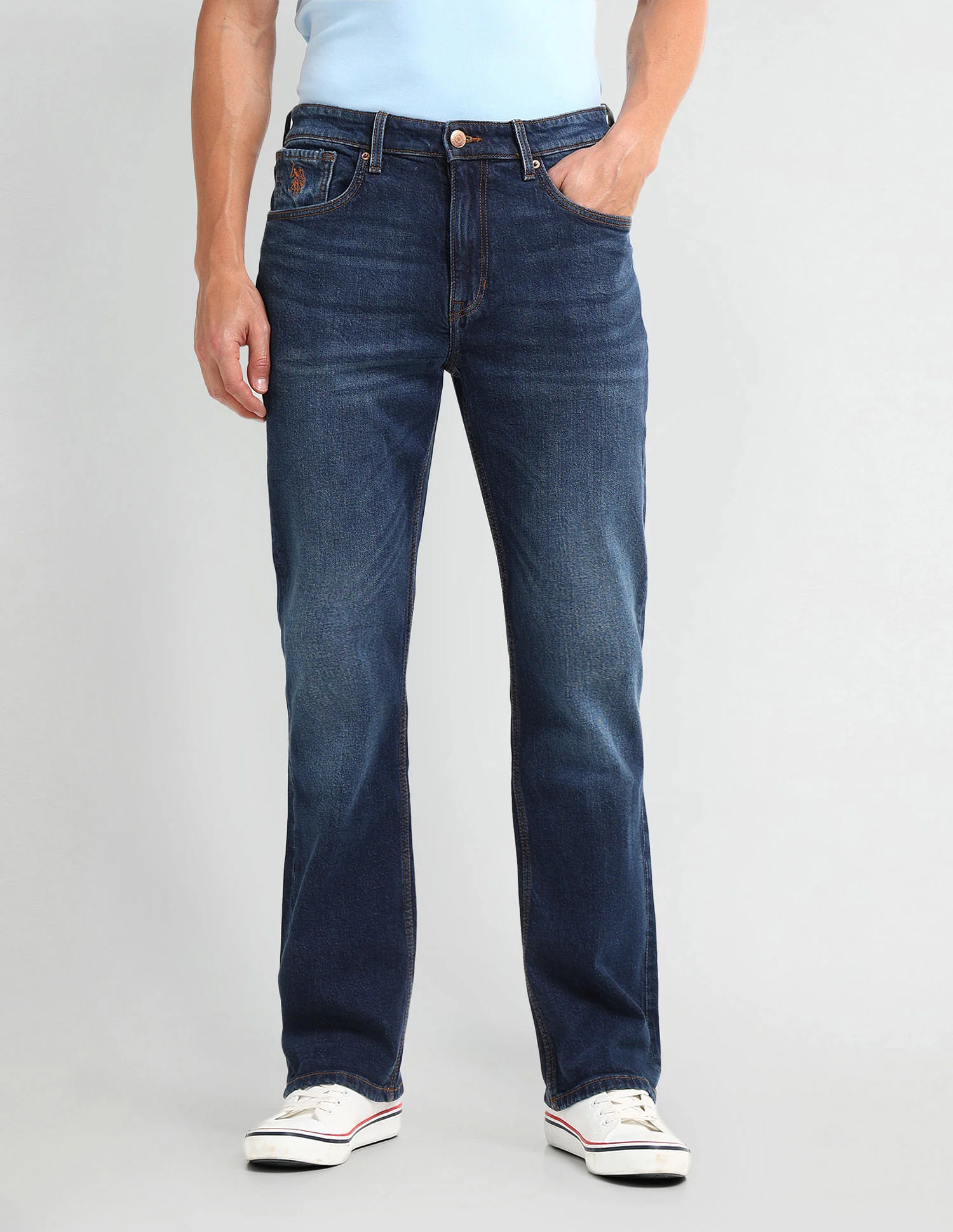 Connor Bootcut Fit Blue Jeans - Image 6